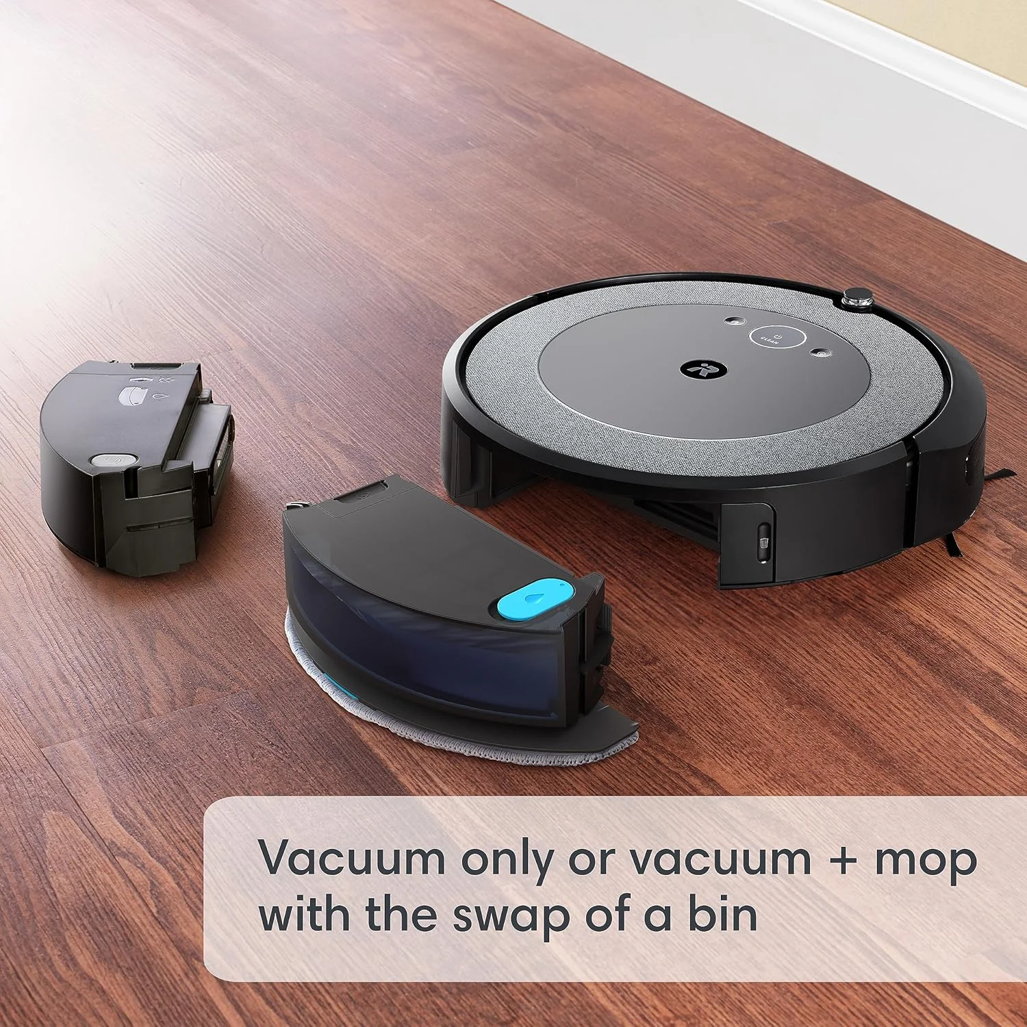 جاروبرقی رباتیک و تی شوی iRobot Roomba Combo i5 - تمیز کردن اتاق به اتاق با نقشه برداری هوشمند، سازگار با الکسا، سیستم عامل با قابلیت شخصی سازی تمیز کردن، ایده آل برای موی حیوانات خانگی، فرش و کف سخت جاروبرقی رباتیک و تی شوی iRobot Roomba Combo i5 - تمیز کردن اتاق به اتاق با نقشه برداری هوشمند، سازگار با الکسا، سیستم عامل با قابلیت شخصی سازی تمیز کردن، ایده آل برای موی حیوانات خانگی، فرش و کف سخت