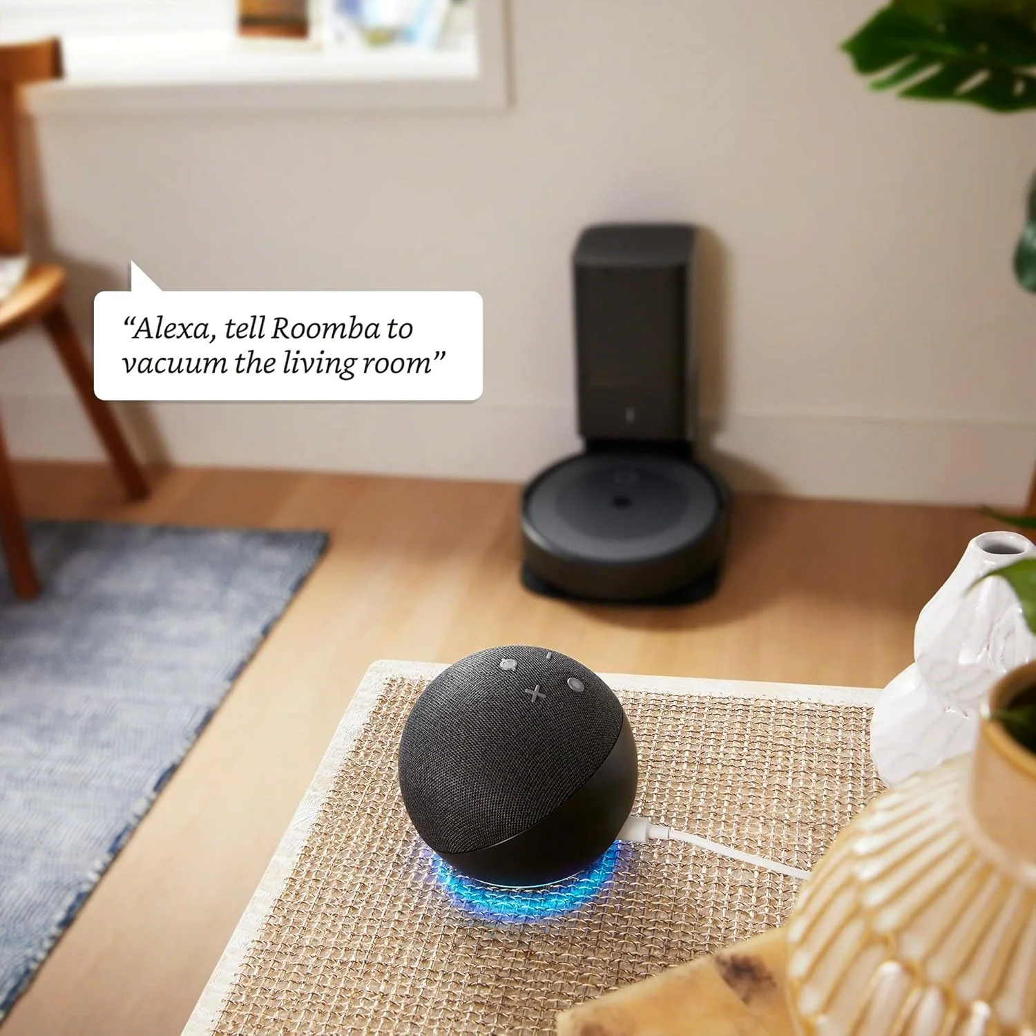 جاروبرقی رباتیک Irobot Roomba I3+ (3550) با تخلیه خودکار خاک - تخلیه خودکار تا 60 روز، اتصال Wi-Fi، نقشه برداری، سازگار با الکسا، ایده آل برای موی حیوانات خانگی، فرش، بافت خنثی جاروبرقی رباتیک Irobot Roomba I3+ (3550) با تخلیه خودکار خاک - تخلیه خودکار تا 60 روز، اتصال Wi-Fi، نقشه برداری، سازگار با الکسا، ایده آل برای موی حیوانات خانگی، فرش، بافت خنثی