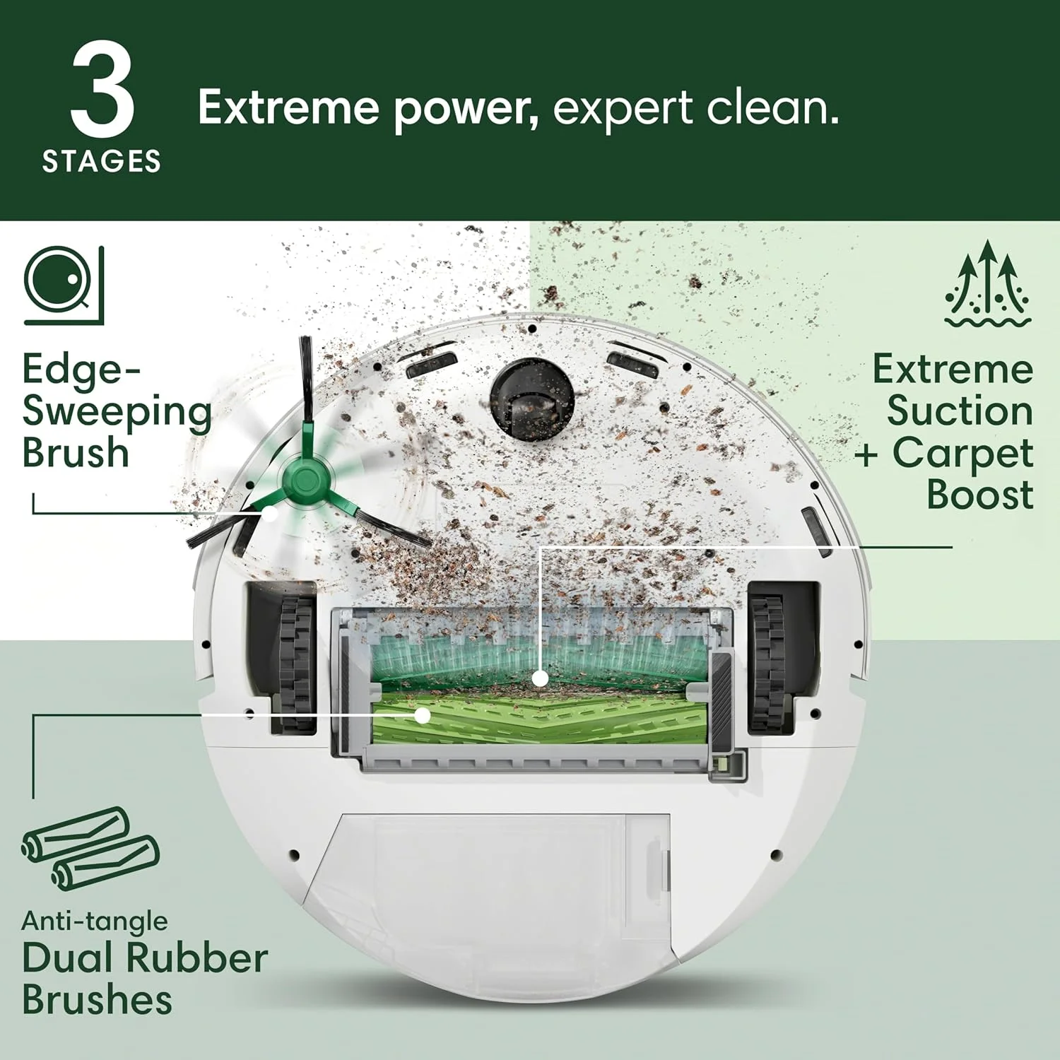 جاروبرقی رباتیک iRobot Roomba Max 705 Vac به همراه داک AutoEmpty - مکش فوق العاده قوی، برس های لاستیکی دوگانه ضد گره خوردگی، تخلیه خودکار، تشخیص و اجتناب از موانع، مسیریابی LiDAR جاروبرقی رباتیک iRobot Roomba Max 705 Vac به همراه داک AutoEmpty - مکش فوق العاده قوی، برس های لاستیکی دوگانه ضد گره خوردگی، تخلیه خودکار، تشخیص و اجتناب از موانع، مسیریابی LiDAR