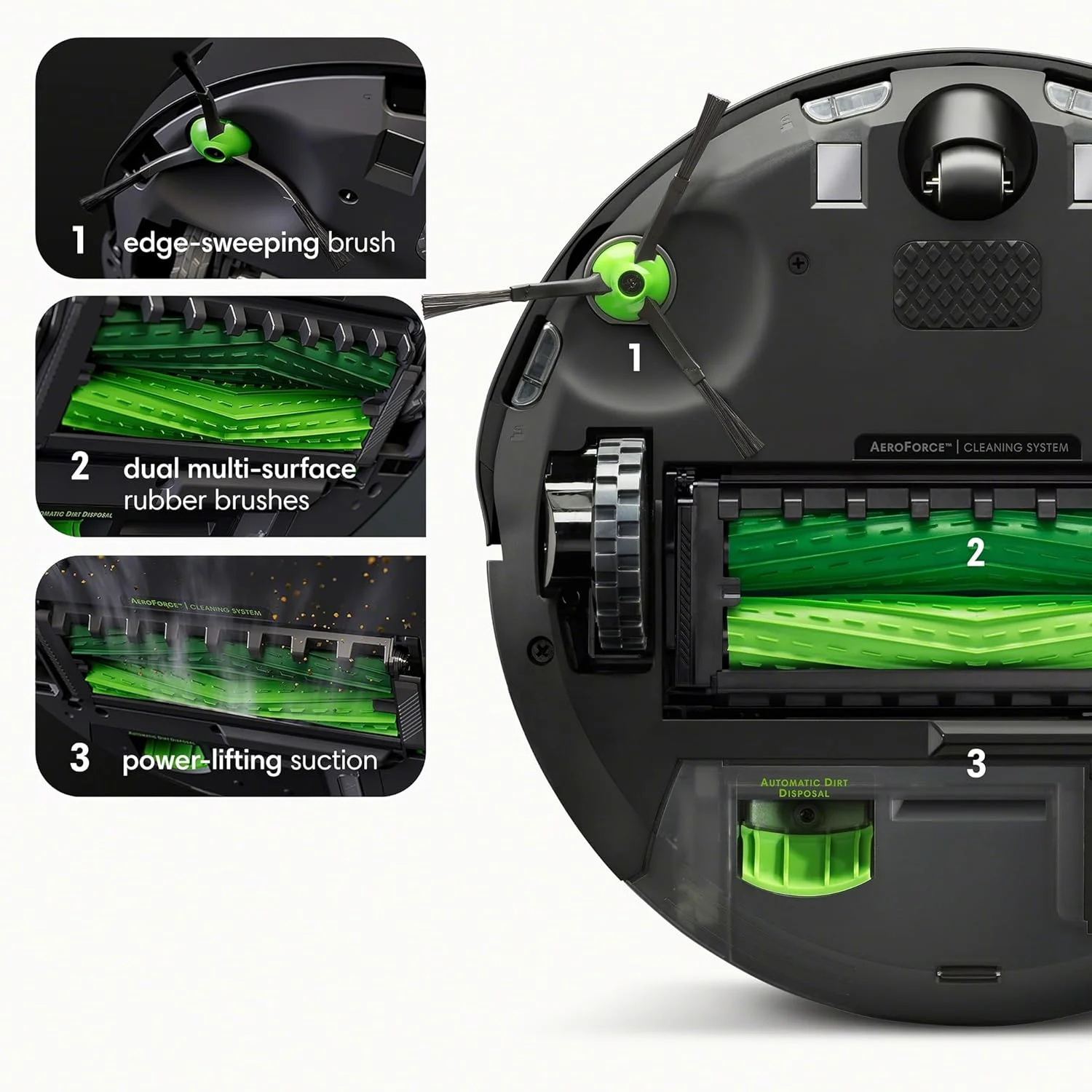 iRobot Roomba i3+ EVO (3554) Robot Vacuum - Self-Empty for Up to 60 Days, Clean by Room with Smart Mapping, Compatible with Alexa, Personalized Cleaning iRobot Roomba i3+ EVO (3554) Robot Vacuum - Self-Empty for Up to 60 Days, Clean by Room with Smart Mapping, Compatible with Alexa, Personalized Cleaning