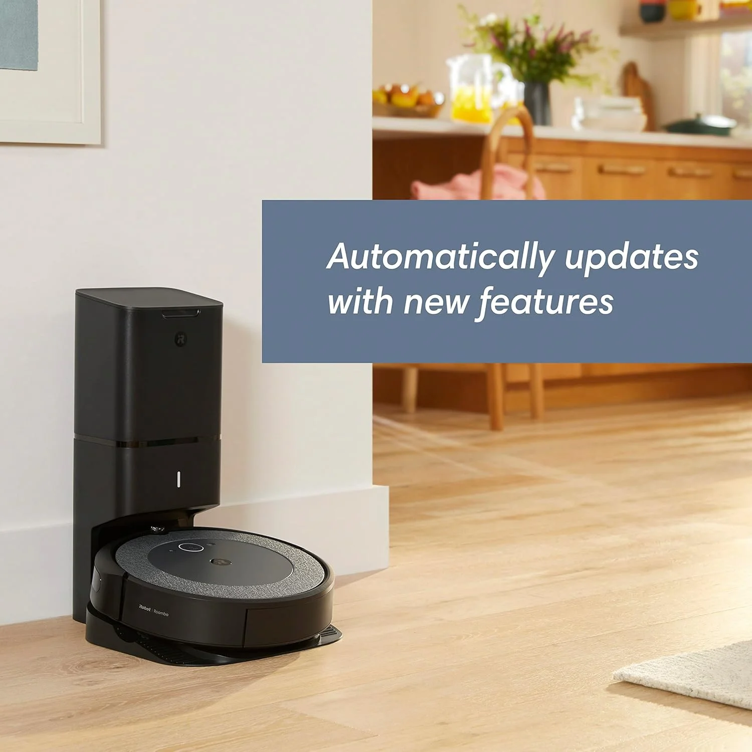 جاروبرقی رباتیک Irobot Roomba I3+ (3550) با تخلیه خودکار خاک - تخلیه خودکار تا 60 روز، اتصال Wi-Fi، نقشه برداری، سازگار با الکسا، ایده آل برای موی حیوانات خانگی، فرش، بافت خنثی جاروبرقی رباتیک Irobot Roomba I3+ (3550) با تخلیه خودکار خاک - تخلیه خودکار تا 60 روز، اتصال Wi-Fi، نقشه برداری، سازگار با الکسا، ایده آل برای موی حیوانات خانگی، فرش، بافت خنثی