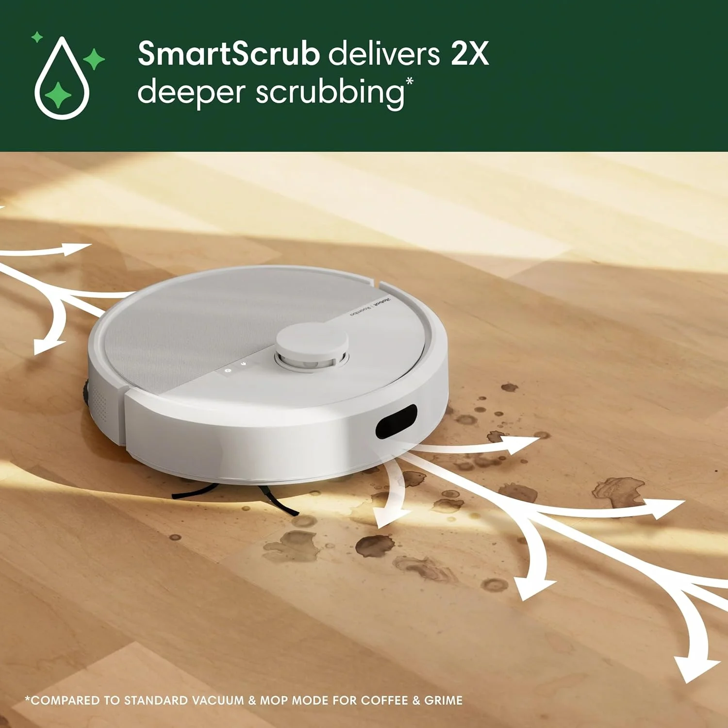 ربات جاروبرقی و تی شوی ترکیبی iRobot ROOMBA PLUS 405 با پایه شستشوی خودکار، سفید ربات جاروبرقی و تی شوی ترکیبی iRobot ROOMBA PLUS 405 با پایه شستشوی خودکار، سفید