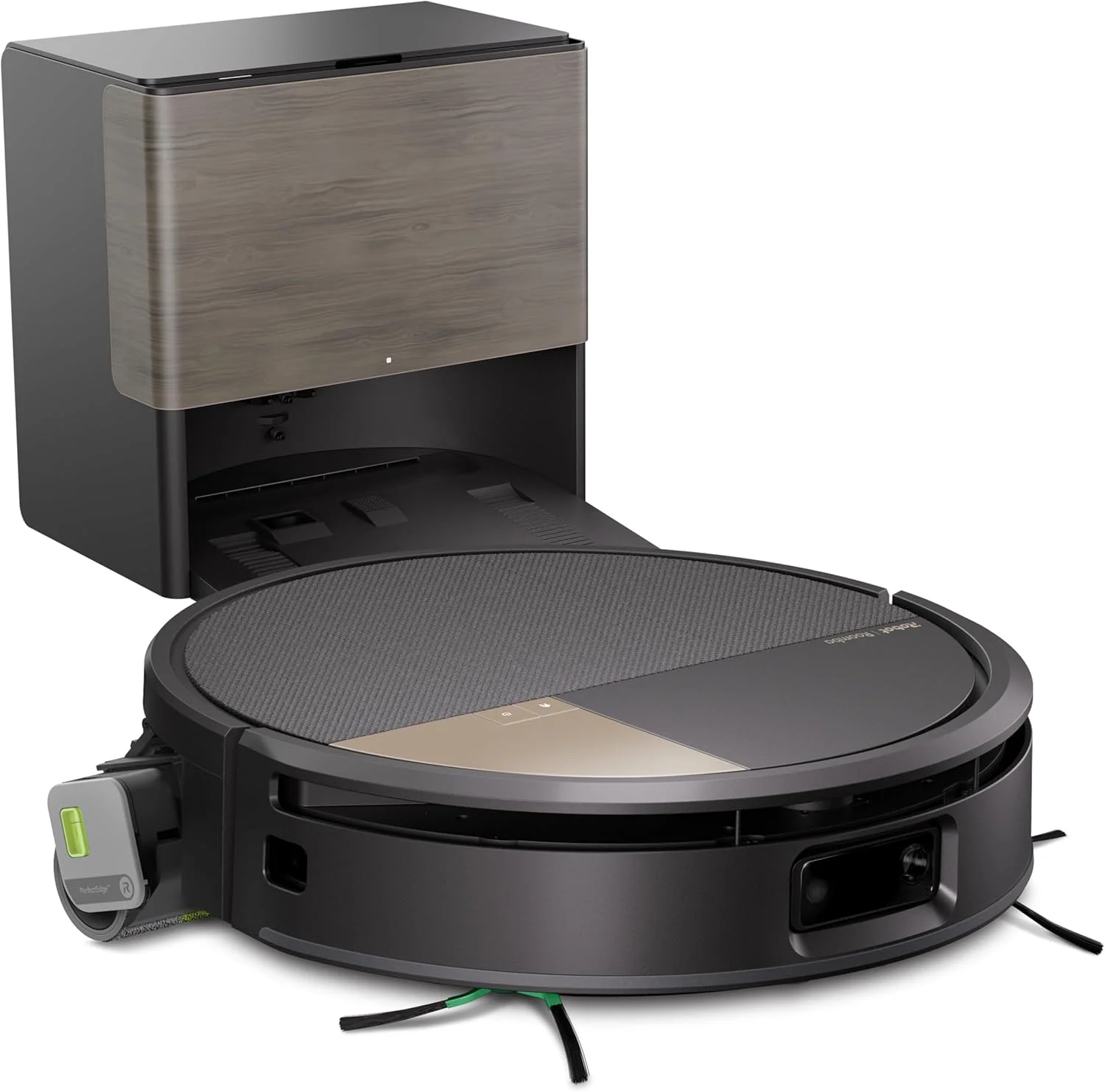 جاروبرقی رباتیک و تی شوی iRobot Roomba Max 705 به همراه داک AutoWash: برس خود تمیز شونده قابل گسترش، شیر تی، برس دوگانه، تخلیه خودکار، شستشو/خشک کردن با حرارت