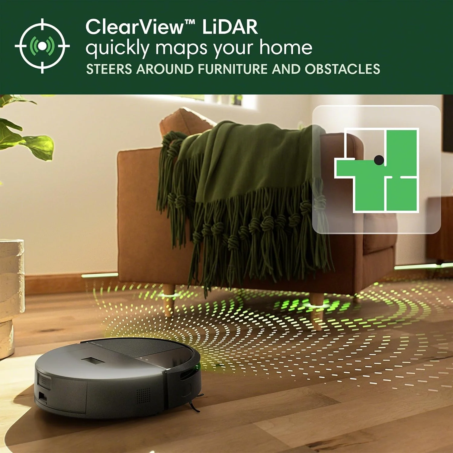 iRobot Roomba 205 DustCompactor Vac Robot Vacuum - Auto-Compacts Debris Within The Robot, No Emptying for 60 Days, Bagless, Intense Power-Lifting Suction, LiDAR Navigation, Multi-Surface Cleaning iRobot Roomba 205 DustCompactor Vac Robot Vacuum - Auto-Compacts Debris Within The Robot, No Emptying for 60 Days, Bagless, Intense Power-Lifting Suction, LiDAR Navigation, Multi-Surface Cleaning
