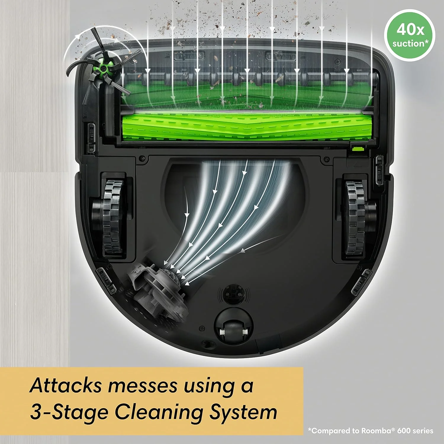 جاروبرقی رباتیک Irobot Roomba S9+ (9550) با تخلیه خودکار زباله - تخلیه خودکار، اتصال Wi-Fi، نقشه برداری هوشمند، مکش قدرتمند، گوشه ها و لبه ها، ایده آل برای موی حیوانات خانگی، مشکی جاروبرقی رباتیک Irobot Roomba S9+ (9550) با تخلیه خودکار زباله - تخلیه خودکار، اتصال Wi-Fi، نقشه برداری هوشمند، مکش قدرتمند، گوشه ها و لبه ها، ایده آل برای موی حیوانات خانگی، مشکی