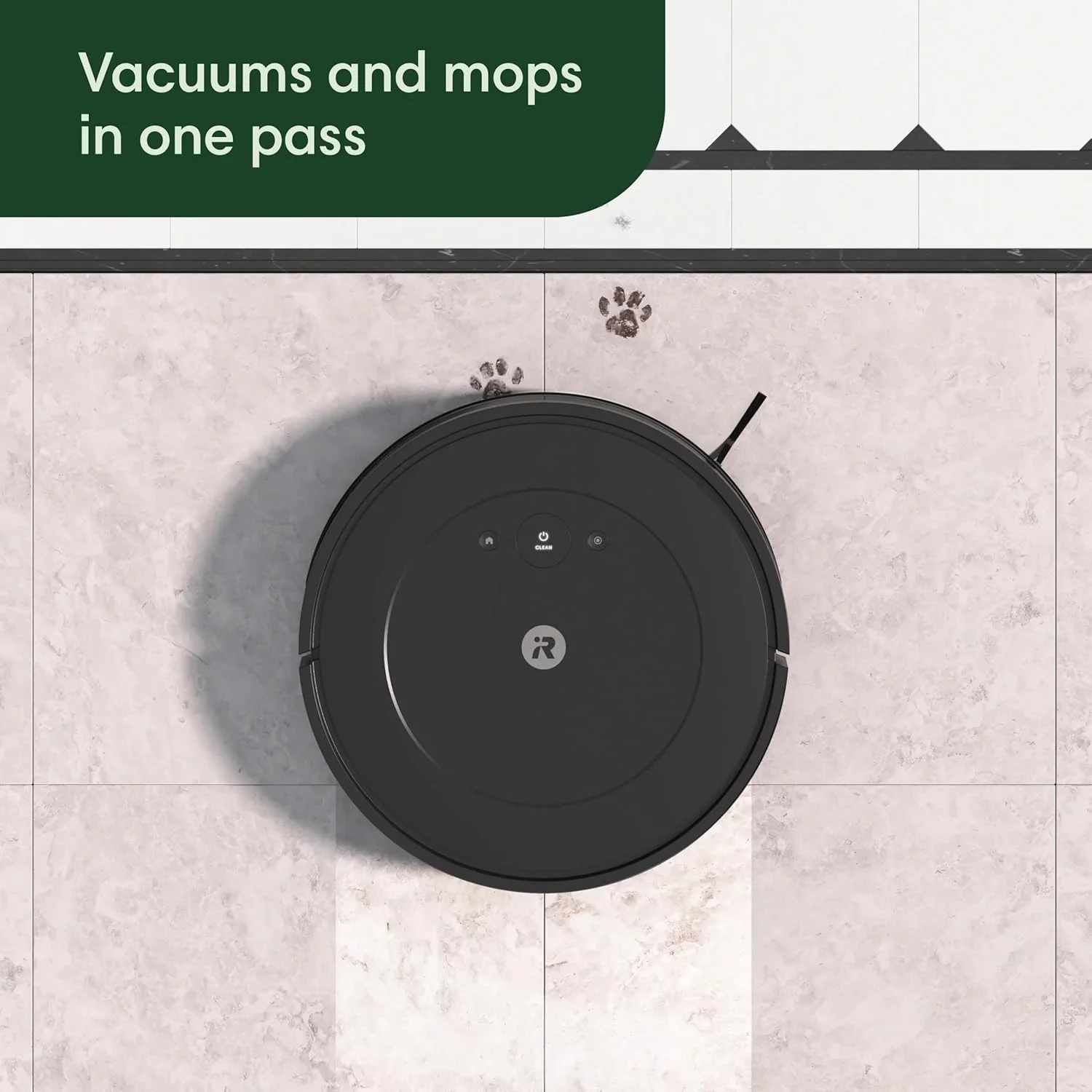 جاروبرقی رباتیک و تی شوی iRobot Roomba مدل کمبو (Y0140) - جاروبرقی و تی، استفاده آسان، مکش قوی، تمیز کردن سطوح مختلف، مسیریابی هوشمند و تمیز کردن منظم، شارژ خودکار، کار با الکسا جاروبرقی رباتیک و تی شوی iRobot Roomba مدل کمبو (Y0140) - جاروبرقی و تی، استفاده آسان، مکش قوی، تمیز کردن سطوح مختلف، مسیریابی هوشمند و تمیز کردن منظم، شارژ خودکار، کار با الکسا