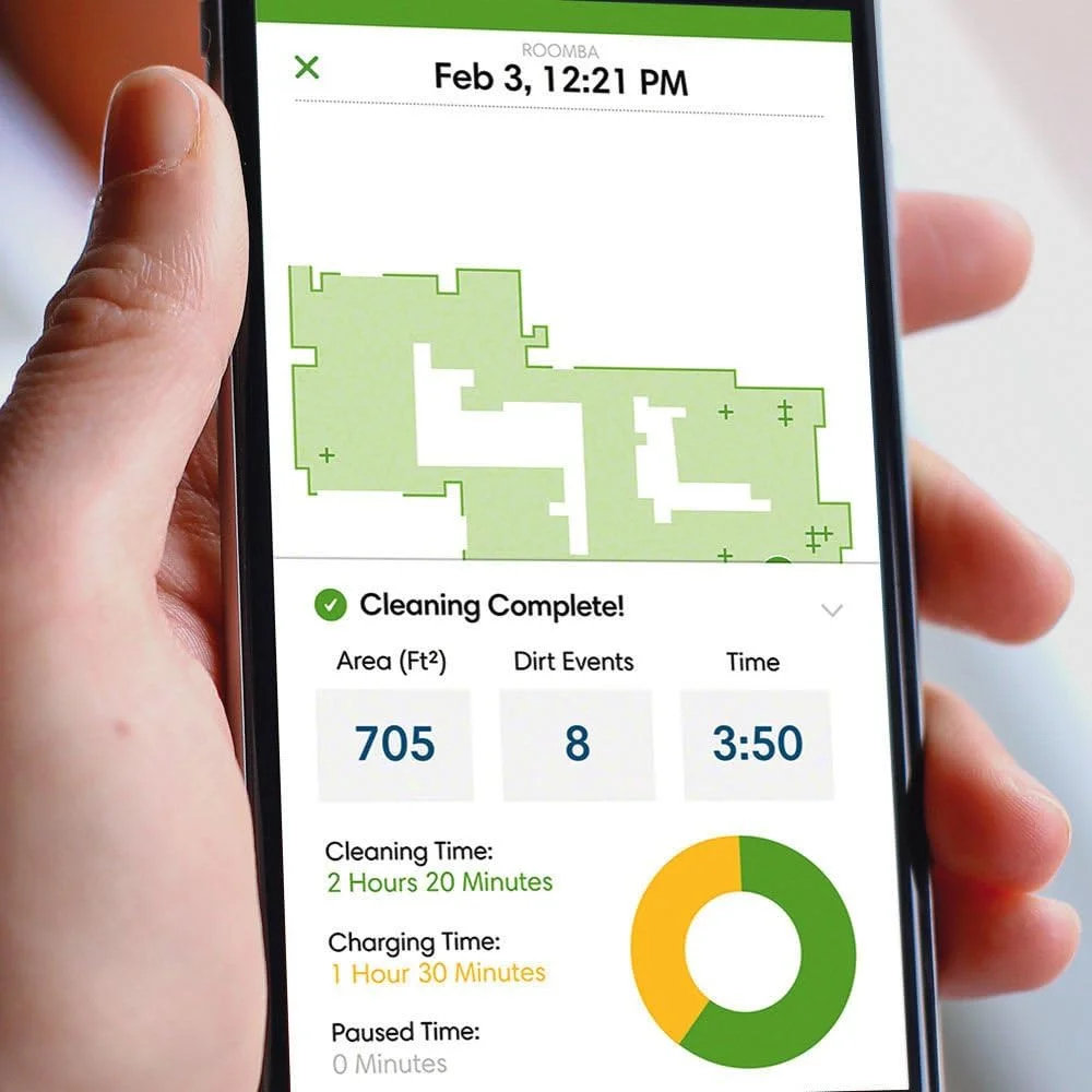 جاروبرقی رباتیک iRobot Roomba 960 - اتصال Wi-Fi، نقشه برداری، سازگار با الکسا، ایده آل برای موی حیوانات خانگی، فرش، کف سخت، مشکی جاروبرقی رباتیک iRobot Roomba 960 - اتصال Wi-Fi، نقشه برداری، سازگار با الکسا، ایده آل برای موی حیوانات خانگی، فرش، کف سخت، مشکی