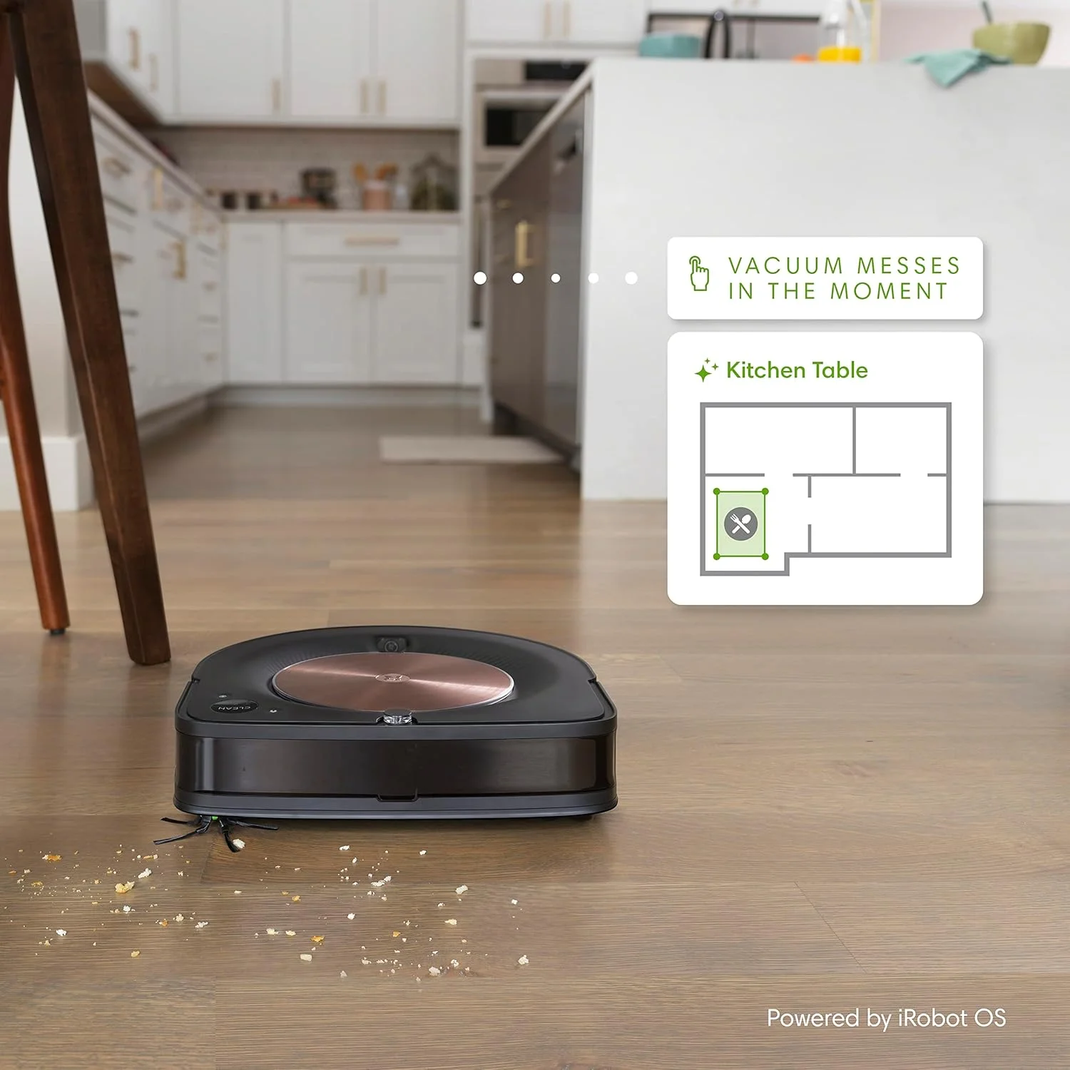 جاروبرقی رباتیک Irobot Roomba S9+ (9550) با تخلیه خودکار زباله - تخلیه خودکار، اتصال Wi-Fi، نقشه برداری هوشمند، مکش قدرتمند، گوشه ها و لبه ها، ایده آل برای موی حیوانات خانگی، مشکی جاروبرقی رباتیک Irobot Roomba S9+ (9550) با تخلیه خودکار زباله - تخلیه خودکار، اتصال Wi-Fi، نقشه برداری هوشمند، مکش قدرتمند، گوشه ها و لبه ها، ایده آل برای موی حیوانات خانگی، مشکی