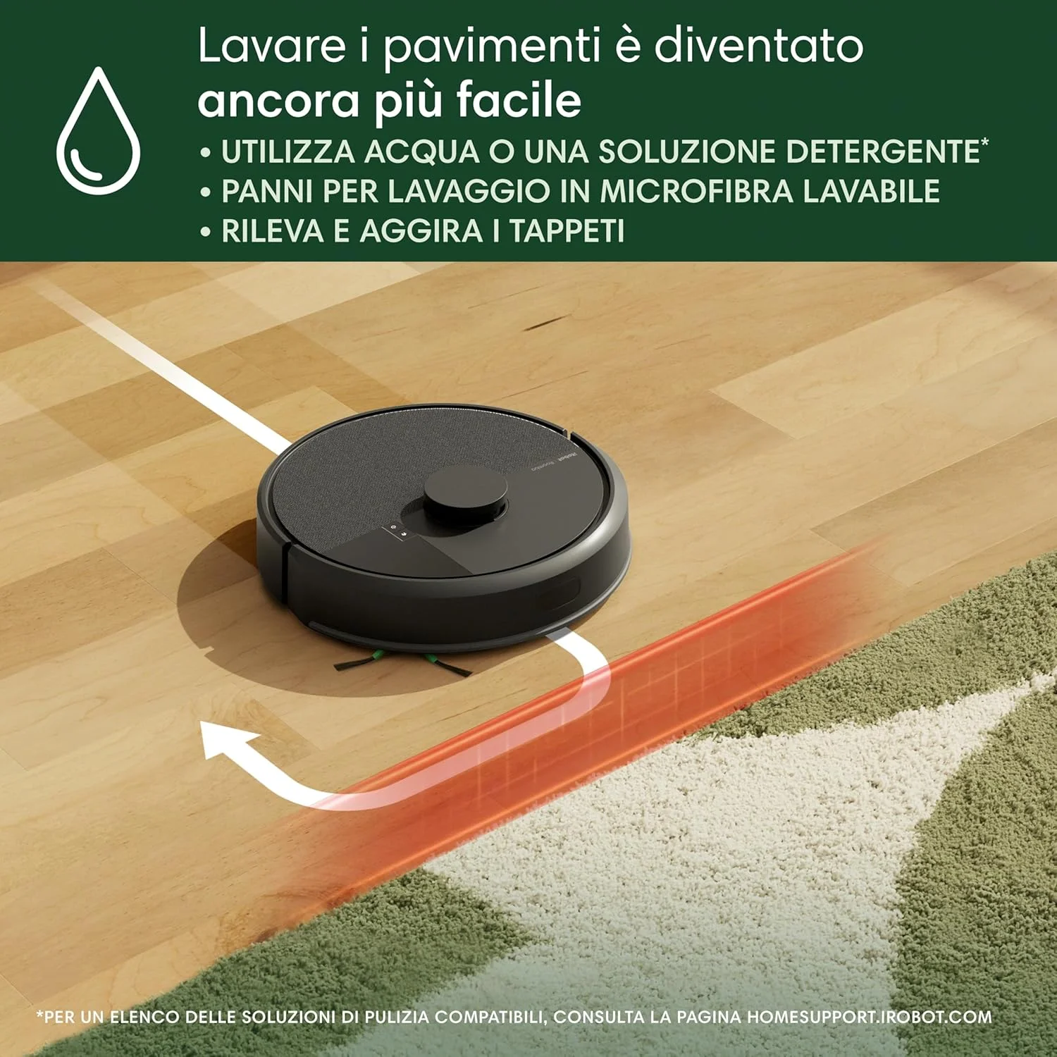 جاروبرقی رباتیک و تی شوی iRobot Roomba® 105 Combo + پایه تخلیه خودکار - مکش 7000 پاسکال - مسیریابی LiDAR - مناطق تمیزکاری و اجتناب - 4 سطح مکش - ایده آل برای حیوانات خانگی - مشکی جاروبرقی رباتیک و تی شوی iRobot Roomba® 105 Combo + پایه تخلیه خودکار - مکش 7000 پاسکال - مسیریابی LiDAR - مناطق تمیزکاری و اجتناب - 4 سطح مکش - ایده آل برای حیوانات خانگی - مشکی