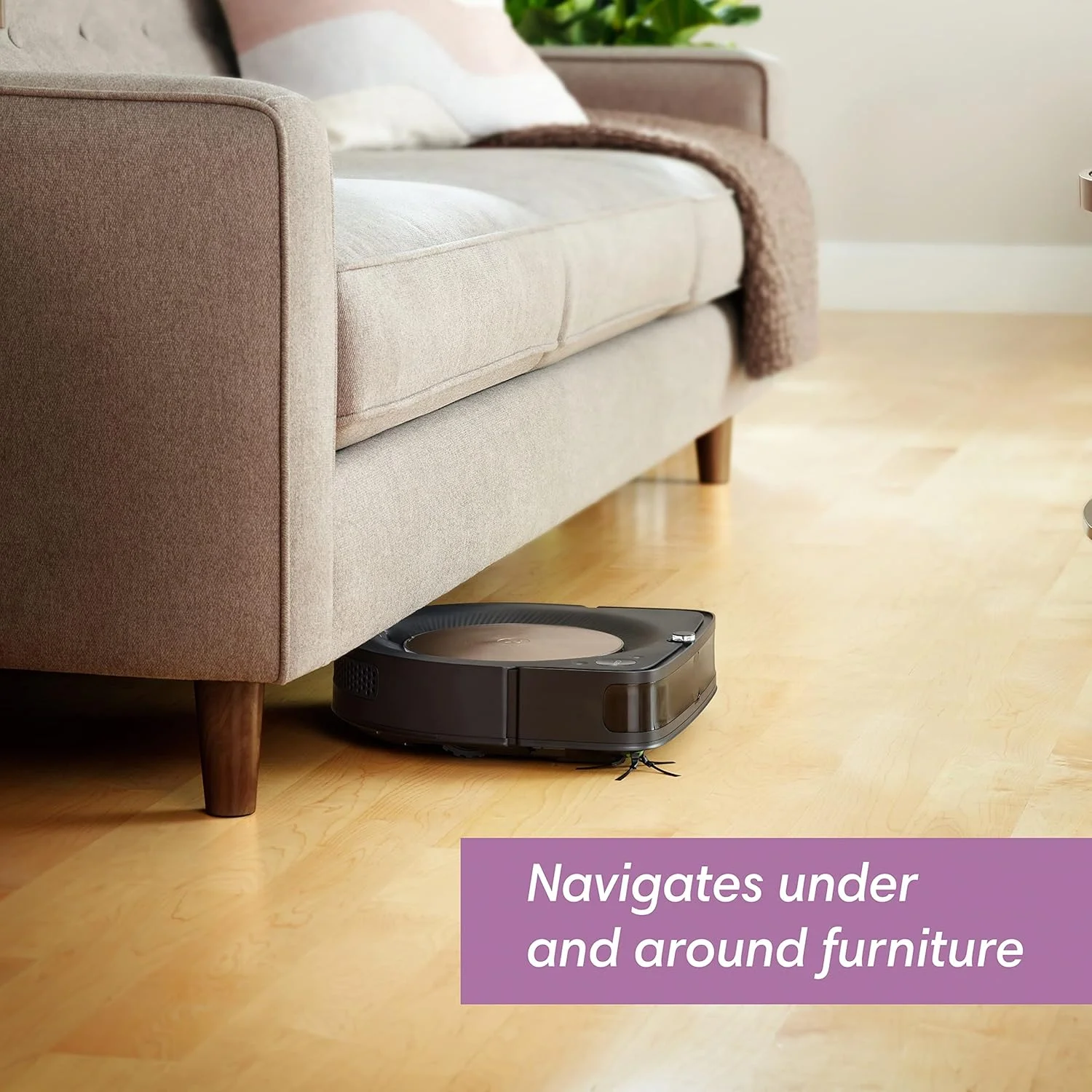 جاروبرقی رباتیک Irobot Roomba S9+ (9550) با تخلیه خودکار زباله - تخلیه خودکار، اتصال Wi-Fi، نقشه برداری هوشمند، مکش قدرتمند، گوشه ها و لبه ها، ایده آل برای موی حیوانات خانگی، مشکی جاروبرقی رباتیک Irobot Roomba S9+ (9550) با تخلیه خودکار زباله - تخلیه خودکار، اتصال Wi-Fi، نقشه برداری هوشمند، مکش قدرتمند، گوشه ها و لبه ها، ایده آل برای موی حیوانات خانگی، مشکی