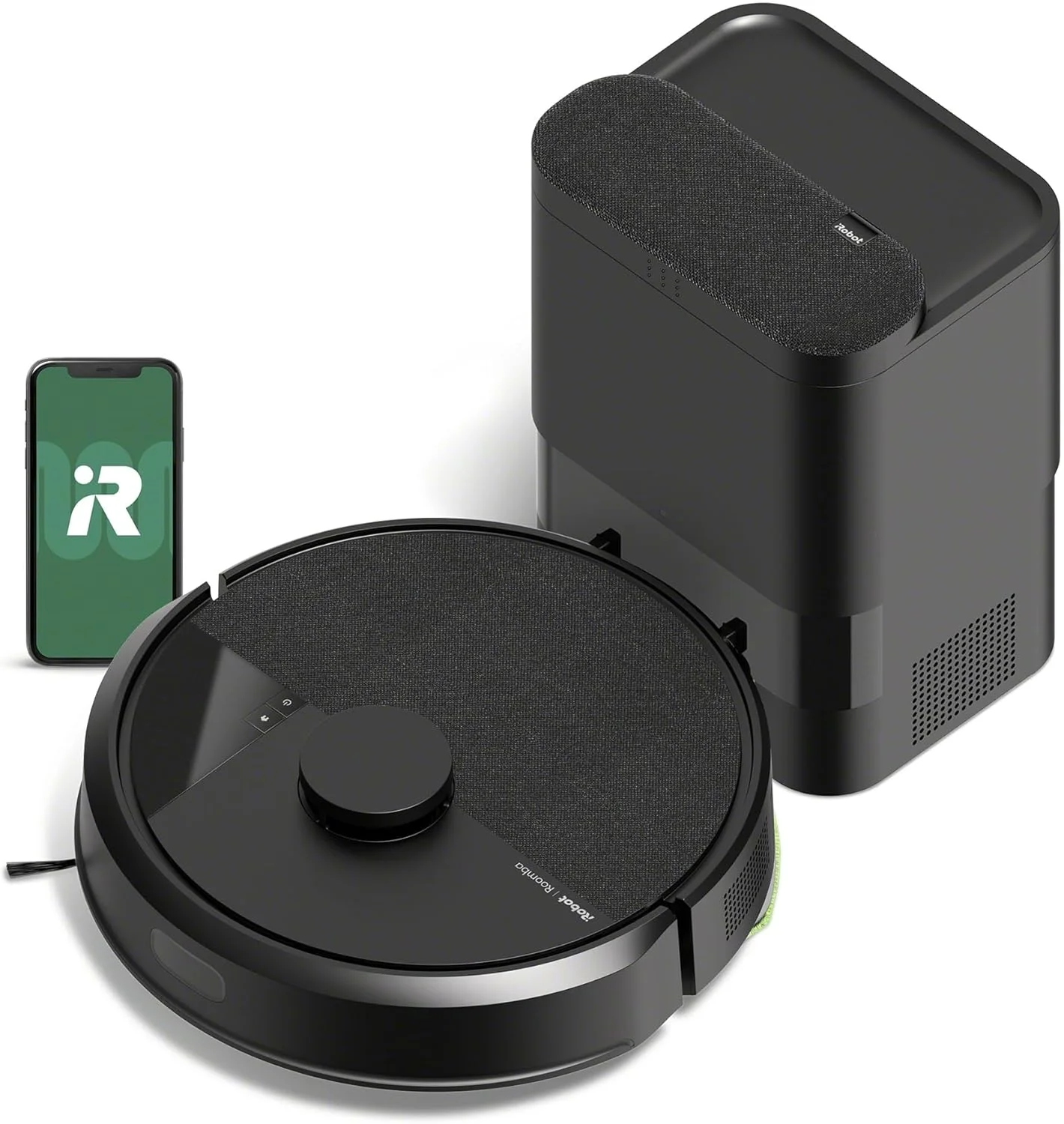iRobot Roomba 105 Vac Robot Vacuum with AutoEmpty Dock - Self-Empties for 75 Days, Easy to use, Intense Power-Lifting Suction, LiDAR Navigation, Multi-Surface Cleaning, Cleans in Neat Rows