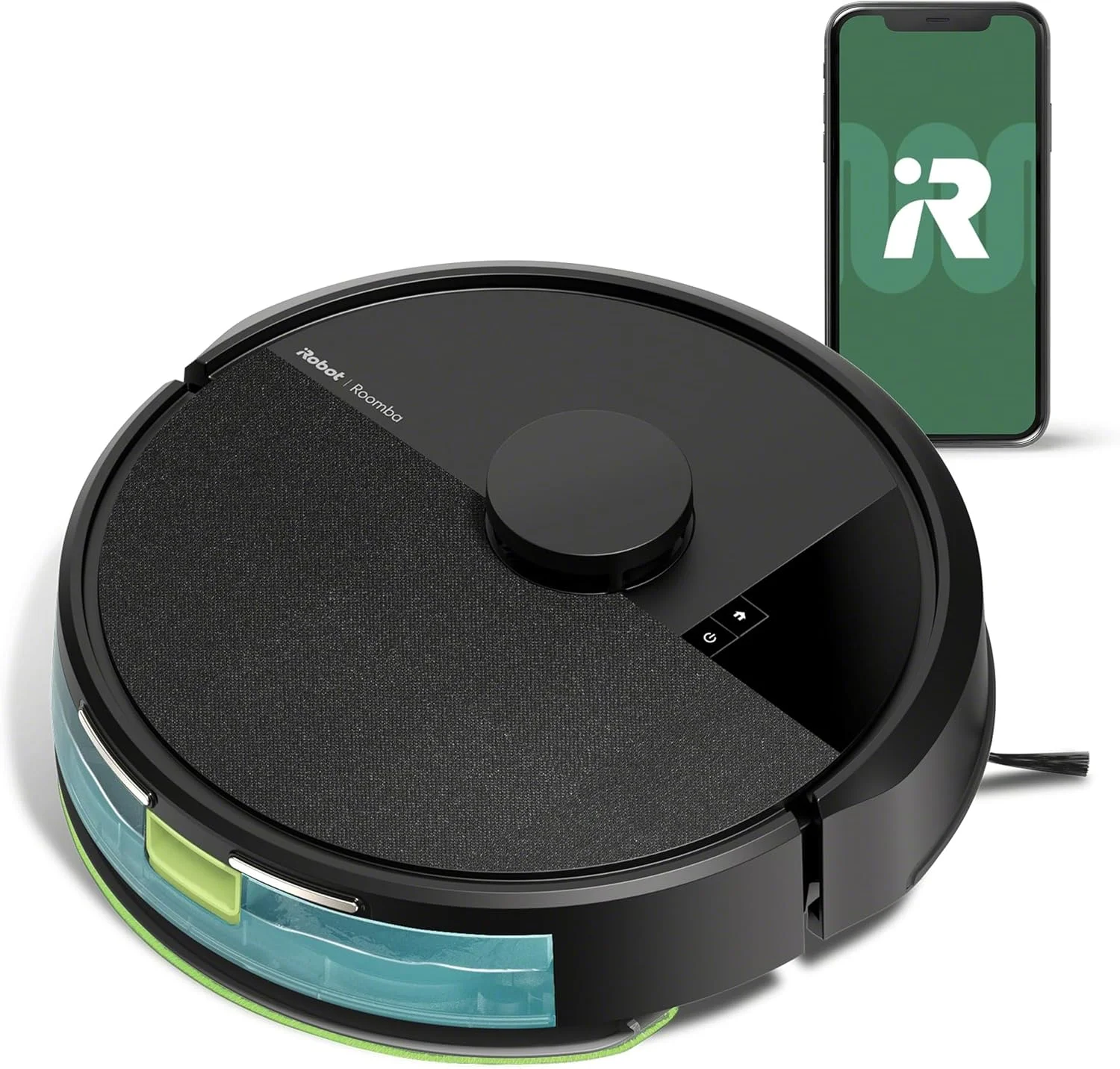جاروبرقی رباتیک و تی شوی iRobot Roomba 105 Combo - استفاده آسان، مکش قدرتمند، مسیریابی LiDAR، حالت های تمیز کردن چندگانه، اجتناب از تی کشیدن فرش ها، شارژ خودکار