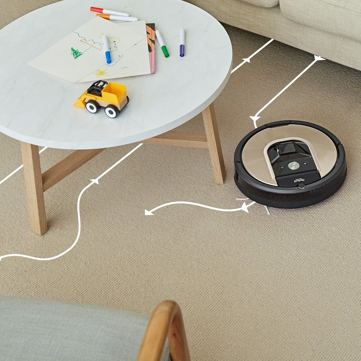 جاروبرقی رباتیک هوشمند iRobot Roomba 976 با قابلیت اتصال به وای فای، مکش قوی، قابلیت شارژ و ادامه خودکار، مناسب برای حیوانات خانگی، سیستم تمیز کننده 3 مرحله ای و دستیار صوتی، طلایی جاروبرقی رباتیک هوشمند iRobot Roomba 976 با قابلیت اتصال به وای فای، مکش قوی، قابلیت شارژ و ادامه خودکار، مناسب برای حیوانات خانگی، سیستم تمیز کننده 3 مرحله ای و دستیار صوتی، طلایی