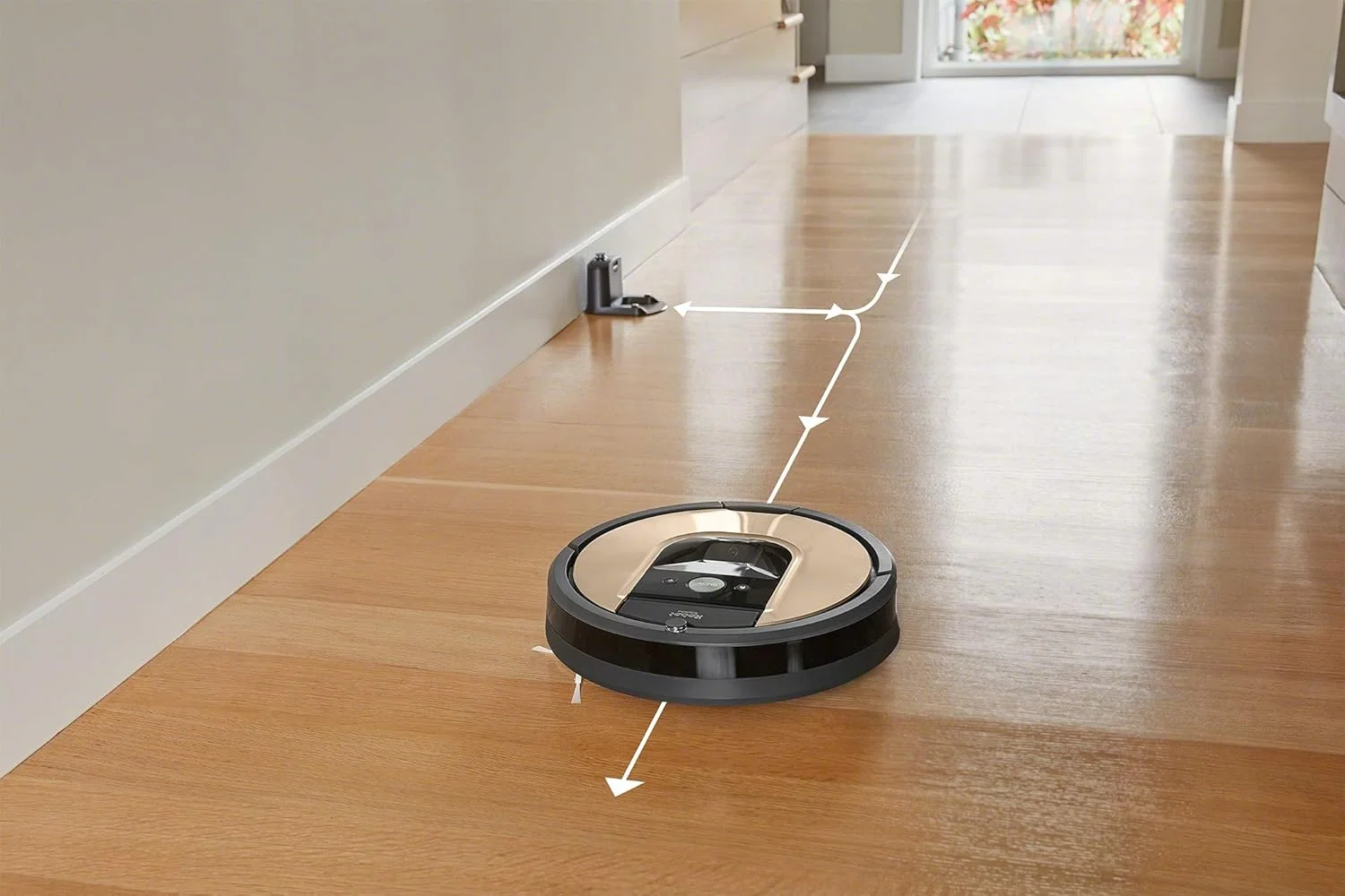 جاروبرقی رباتیک هوشمند iRobot Roomba 976 با قابلیت اتصال به وای فای، مکش قوی، قابلیت شارژ و ادامه خودکار، مناسب برای حیوانات خانگی، سیستم تمیز کننده 3 مرحله ای و دستیار صوتی، طلایی جاروبرقی رباتیک هوشمند iRobot Roomba 976 با قابلیت اتصال به وای فای، مکش قوی، قابلیت شارژ و ادامه خودکار، مناسب برای حیوانات خانگی، سیستم تمیز کننده 3 مرحله ای و دستیار صوتی، طلایی