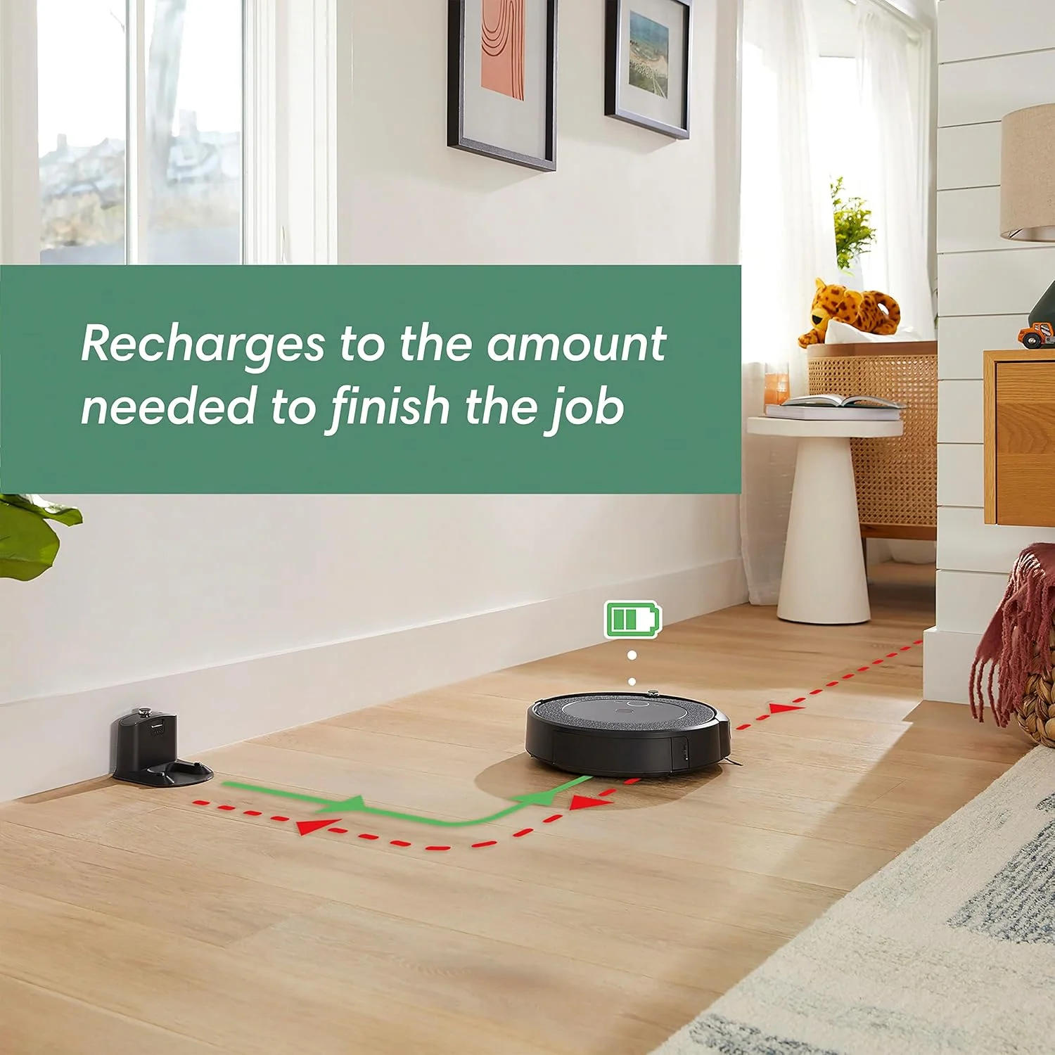 جاروبرقی رباتیک iRobot Roomba i4 4150 با قابلیت اتصال به Wi-Fi، مشکی، i415020 جاروبرقی رباتیک iRobot Roomba i4 4150 با قابلیت اتصال به Wi-Fi، مشکی، i415020