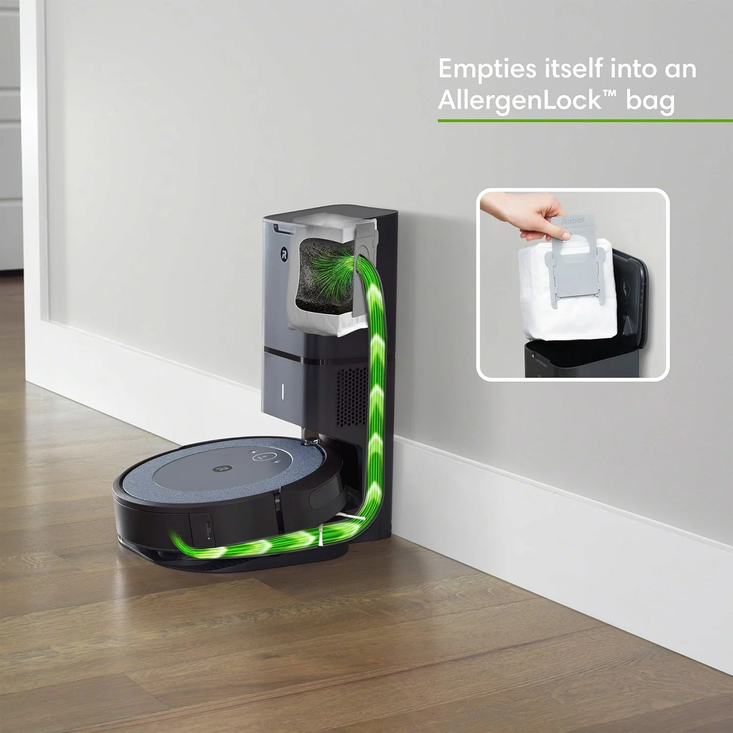 جاروبرقی رباتیک iRobot Roomba I3+ با قابلیت اتصال و نقشه برداری، تخلیه خودکار زباله، سازگار با دستیار صوتی و Imprint Link (بازسازی شده) جاروبرقی رباتیک iRobot Roomba I3+ با قابلیت اتصال و نقشه برداری، تخلیه خودکار زباله، سازگار با دستیار صوتی و Imprint Link (بازسازی شده)
