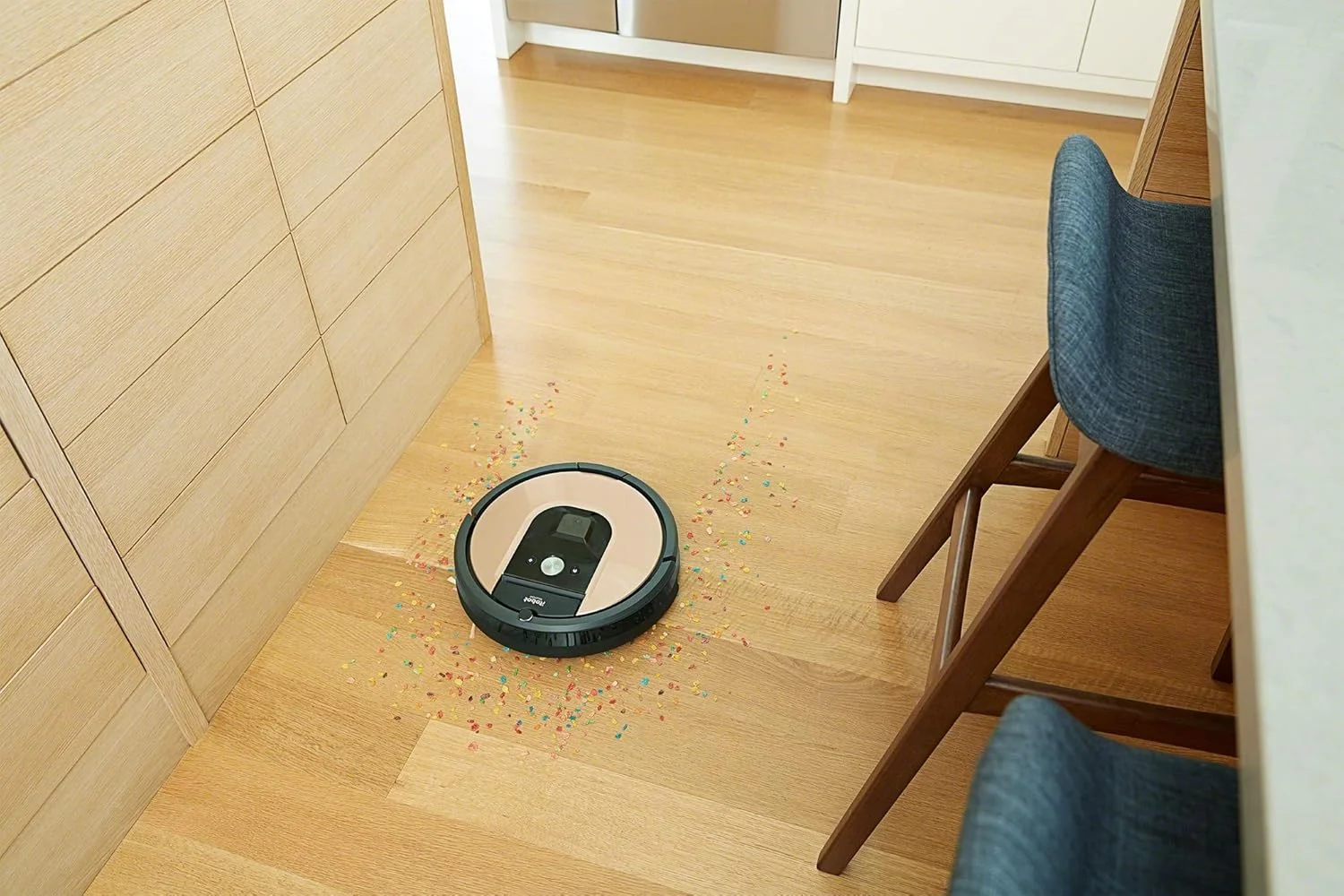 جاروبرقی رباتیک هوشمند iRobot Roomba 976 با قابلیت اتصال به وای فای، مکش قوی، قابلیت شارژ و ادامه خودکار، مناسب برای حیوانات خانگی، سیستم تمیز کننده 3 مرحله ای و دستیار صوتی، طلایی جاروبرقی رباتیک هوشمند iRobot Roomba 976 با قابلیت اتصال به وای فای، مکش قوی، قابلیت شارژ و ادامه خودکار، مناسب برای حیوانات خانگی، سیستم تمیز کننده 3 مرحله ای و دستیار صوتی، طلایی