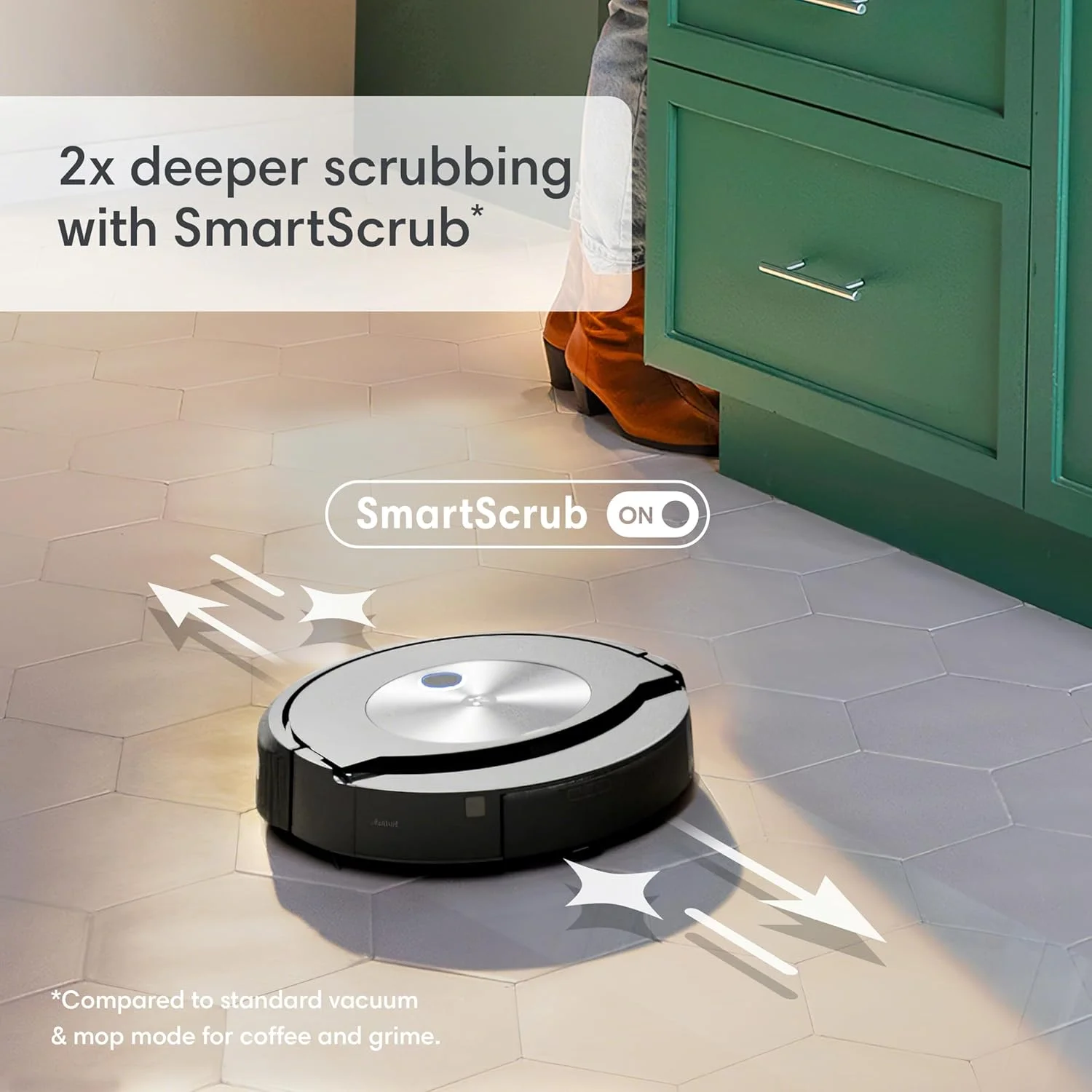 جاروبرقی رباتیک و تی شوی خودکار iRobot® Roomba Combo™ j7+ با قابلیت تخلیه خودکار - به طور خودکار جارو و تی می کشد بدون نیاز به اجتناب از فرش، شناسایی و اجتناب از موانع، نقشه برداری هوشمند، الکسا، ایده آل برای حیوانات خانگی جاروبرقی رباتیک و تی شوی خودکار iRobot® Roomba Combo™ j7+ با قابلیت تخلیه خودکار - به طور خودکار جارو و تی می کشد بدون نیاز به اجتناب از فرش، شناسایی و اجتناب از موانع، نقشه برداری هوشمند، الکسا، ایده آل برای حیوانات خانگی
