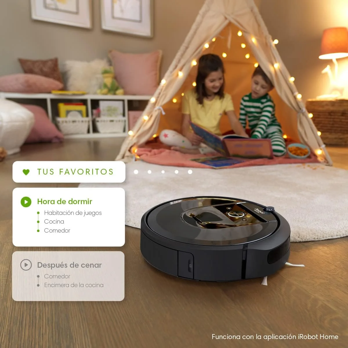 جاروبرقی رباتیک متصل iRobot® Roomba® i7+ (i755640) - تخلیه خودکار خاک - برس های لاستیکی دوگانه چند سطحی - یاد می گیرد، نقشه برداری می کند و تطبیق می یابد - تمیز کردن بر اساس شی - پیشنهادات شخصی جاروبرقی رباتیک متصل iRobot® Roomba® i7+ (i755640) - تخلیه خودکار خاک - برس های لاستیکی دوگانه چند سطحی - یاد می گیرد، نقشه برداری می کند و تطبیق می یابد - تمیز کردن بر اساس شی - پیشنهادات شخصی