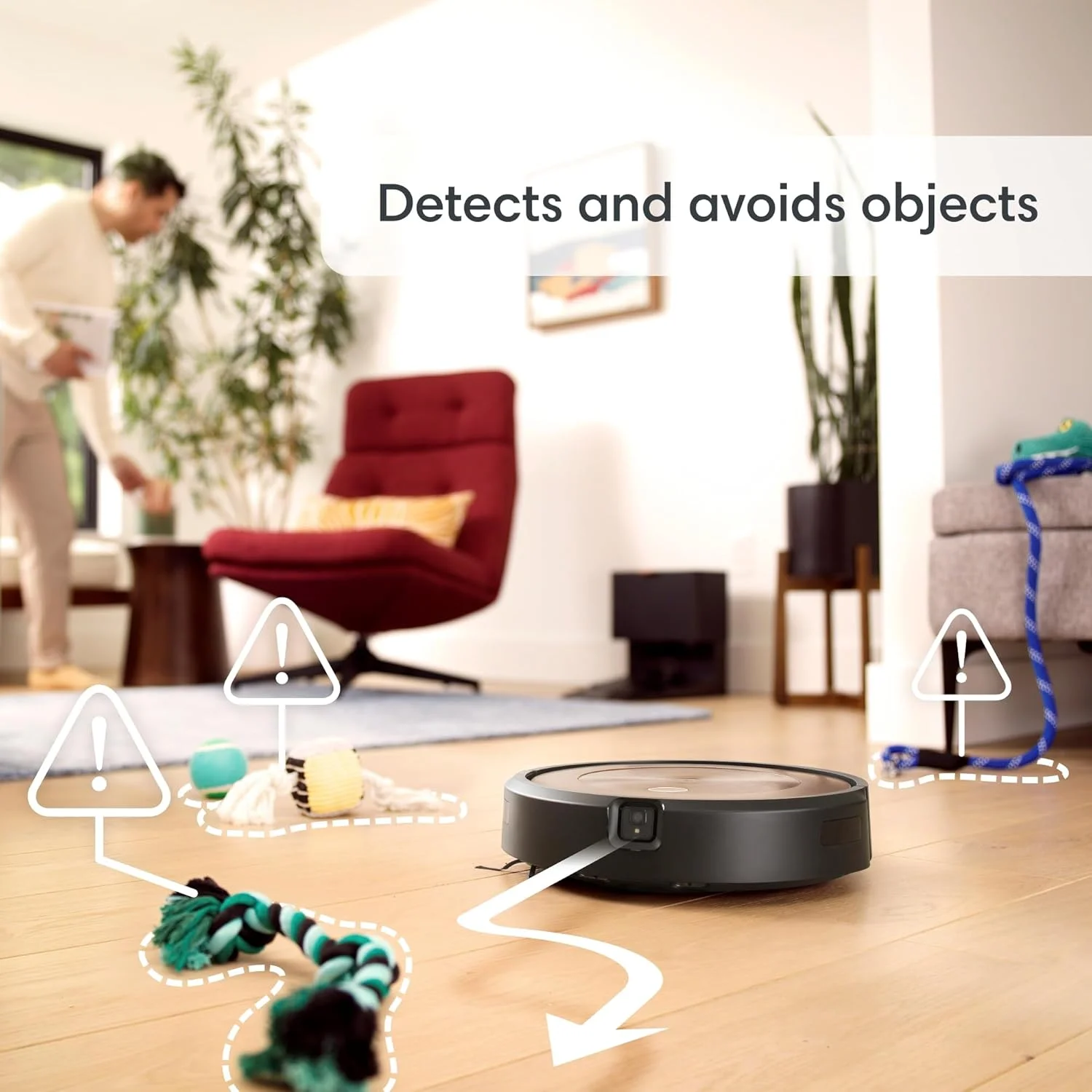 جاروبرقی رباتیک خود تخلیهشونده iRobot Roomba j9+ - مکش قدرتمند، شناسایی و اجتناب از موانع مانند فضولات حیوانات خانگی، تخلیه خودکار تا 60 روز، بهترین برای خانههای دارای حیوانات خانگی، نقشه برداری هوشمند، کار با الکسا جاروبرقی رباتیک خود تخلیهشونده iRobot Roomba j9+ - مکش قدرتمند، شناسایی و اجتناب از موانع مانند فضولات حیوانات خانگی، تخلیه خودکار تا 60 روز، بهترین برای خانههای دارای حیوانات خانگی، نقشه برداری هوشمند، کار با الکسا