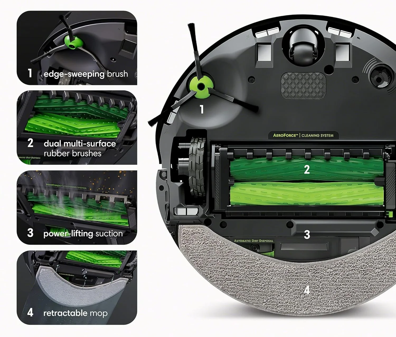 جاروبرقی رباتیک و تی شوی خودکار iRobot® Roomba Combo™ j7+ با قابلیت تخلیه خودکار - به طور خودکار جارو و تی می کشد بدون نیاز به اجتناب از فرش، شناسایی و اجتناب از موانع، نقشه برداری هوشمند، الکسا، ایده آل برای حیوانات خانگی جاروبرقی رباتیک و تی شوی خودکار iRobot® Roomba Combo™ j7+ با قابلیت تخلیه خودکار - به طور خودکار جارو و تی می کشد بدون نیاز به اجتناب از فرش، شناسایی و اجتناب از موانع، نقشه برداری هوشمند، الکسا، ایده آل برای حیوانات خانگی