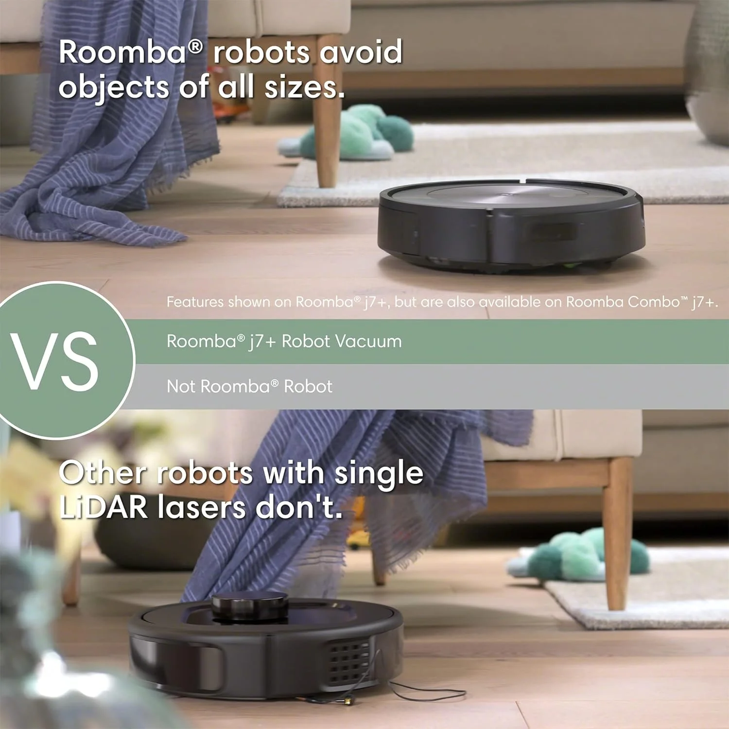 جاروبرقی رباتیک و تی شوی خودکار iRobot® Roomba Combo™ j7+ با قابلیت تخلیه خودکار - به طور خودکار جارو و تی می کشد بدون نیاز به اجتناب از فرش، شناسایی و اجتناب از موانع، نقشه برداری هوشمند، الکسا، ایده آل برای حیوانات خانگی جاروبرقی رباتیک و تی شوی خودکار iRobot® Roomba Combo™ j7+ با قابلیت تخلیه خودکار - به طور خودکار جارو و تی می کشد بدون نیاز به اجتناب از فرش، شناسایی و اجتناب از موانع، نقشه برداری هوشمند، الکسا، ایده آل برای حیوانات خانگی