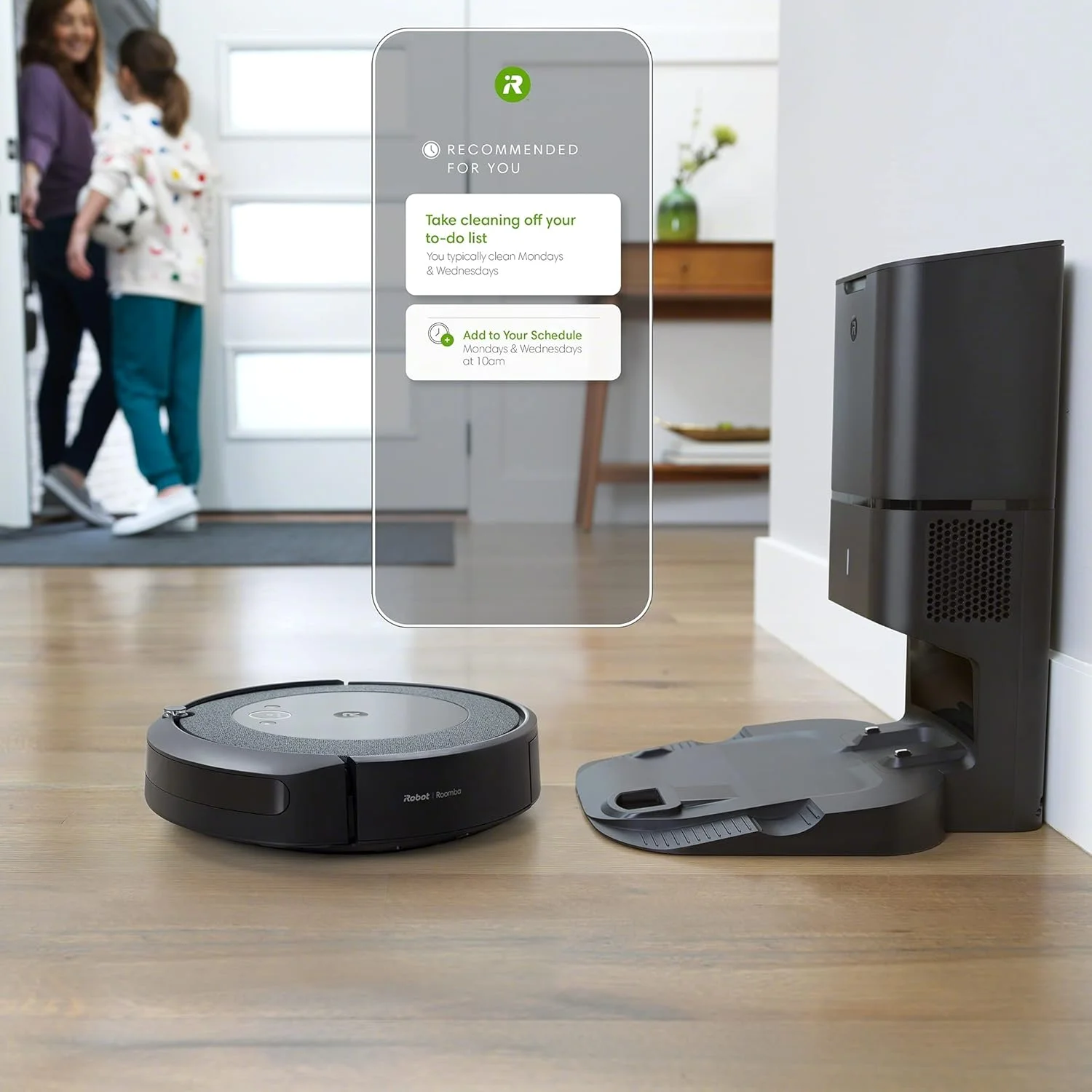 جاروبرقی رباتیک iRobot Roomba I3+ با قابلیت اتصال و نقشه برداری، تخلیه خودکار زباله، سازگار با دستیار صوتی و Imprint Link (بازسازی شده) جاروبرقی رباتیک iRobot Roomba I3+ با قابلیت اتصال و نقشه برداری، تخلیه خودکار زباله، سازگار با دستیار صوتی و Imprint Link (بازسازی شده)