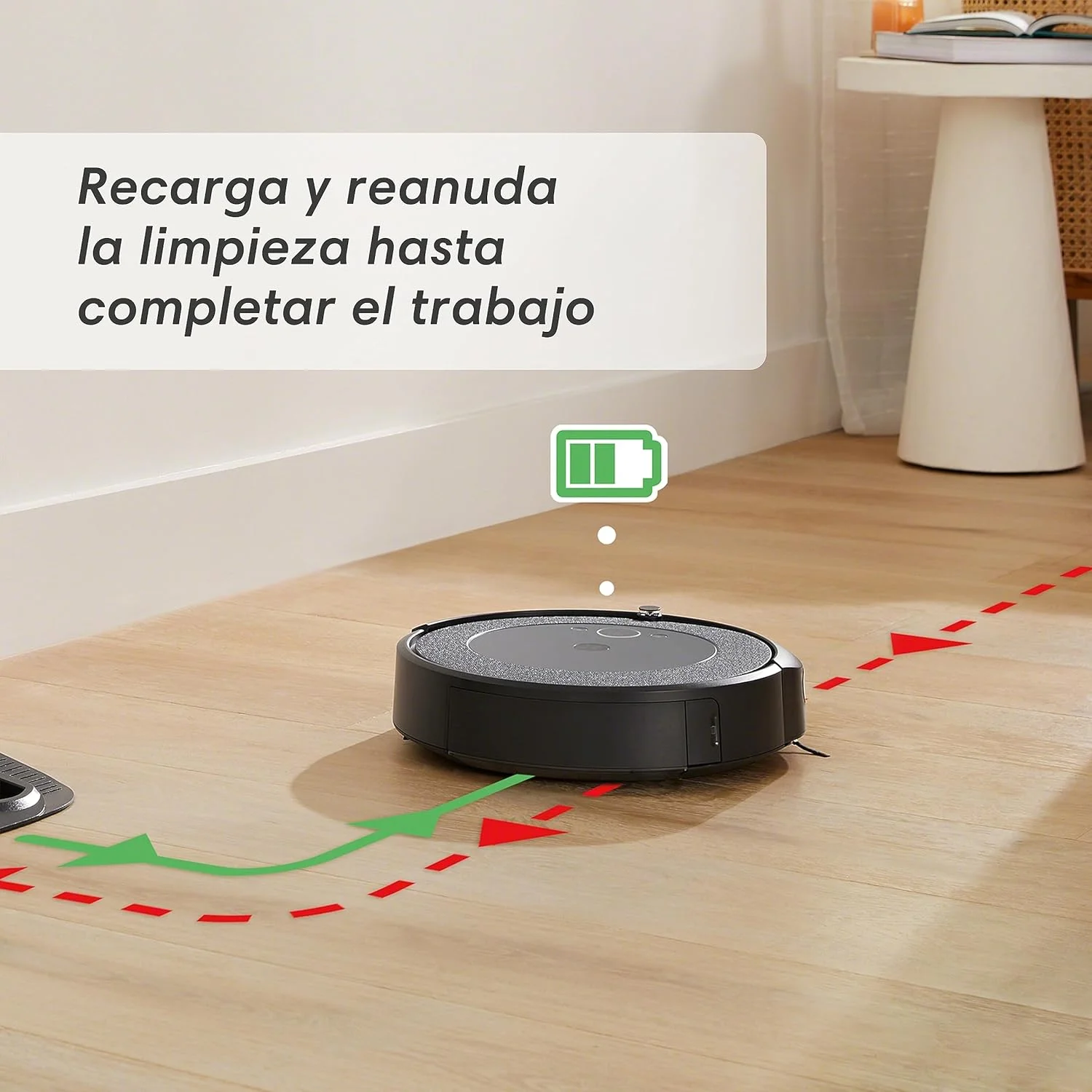 جاروبرقی رباتیک و تی شوی 2 در 1 iRobot Roomba Combo i5 (i5172)، اتصال WiFi - 2 برس لاستیکی - نقشه برداری، حافظه و انطباق با خانه - سازگار با دستیارهای صوتی جاروبرقی رباتیک و تی شوی 2 در 1 iRobot Roomba Combo i5 (i5172)، اتصال WiFi - 2 برس لاستیکی - نقشه برداری، حافظه و انطباق با خانه - سازگار با دستیارهای صوتی
