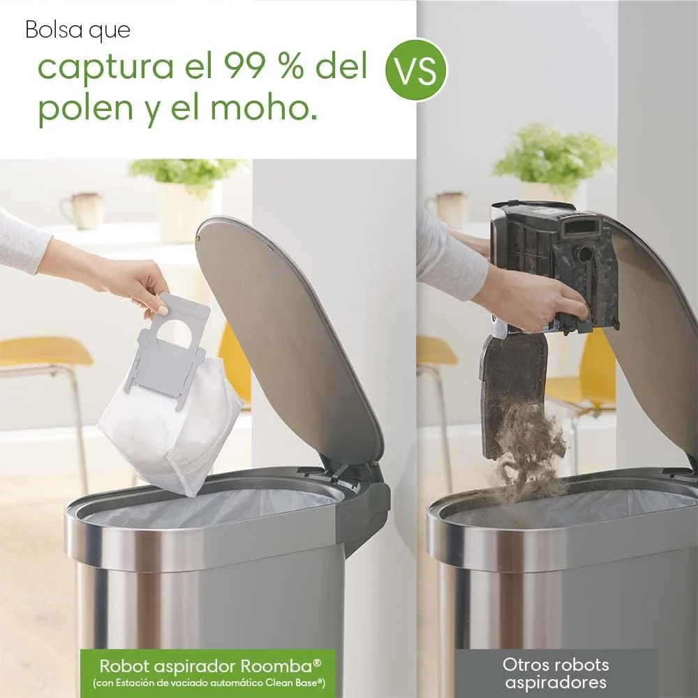 جاروبرقی رباتیک متصل iRobot® Roomba® i7+ (i755640) - تخلیه خودکار خاک - برس های لاستیکی دوگانه چند سطحی - یاد می گیرد، نقشه برداری می کند و تطبیق می یابد - تمیز کردن بر اساس شی - پیشنهادات شخصی جاروبرقی رباتیک متصل iRobot® Roomba® i7+ (i755640) - تخلیه خودکار خاک - برس های لاستیکی دوگانه چند سطحی - یاد می گیرد، نقشه برداری می کند و تطبیق می یابد - تمیز کردن بر اساس شی - پیشنهادات شخصی