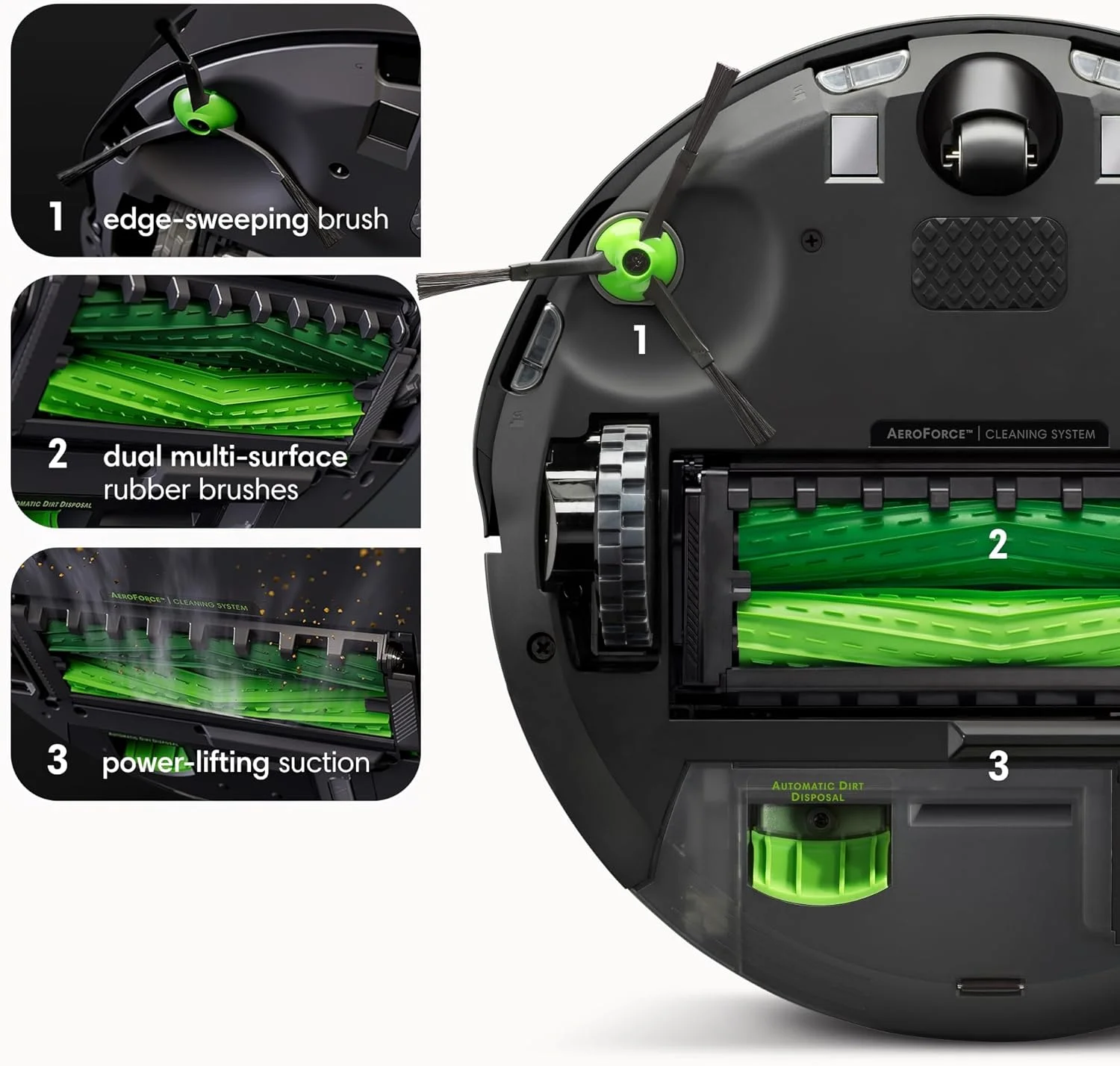 جاروبرقی رباتیک خود تخلیهشونده iRobot Roomba j9+ - مکش قدرتمند، شناسایی و اجتناب از موانع مانند فضولات حیوانات خانگی، تخلیه خودکار تا 60 روز، بهترین برای خانههای دارای حیوانات خانگی، نقشه برداری هوشمند، کار با الکسا جاروبرقی رباتیک خود تخلیهشونده iRobot Roomba j9+ - مکش قدرتمند، شناسایی و اجتناب از موانع مانند فضولات حیوانات خانگی، تخلیه خودکار تا 60 روز، بهترین برای خانههای دارای حیوانات خانگی، نقشه برداری هوشمند، کار با الکسا