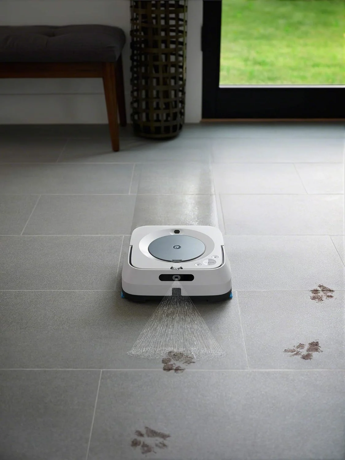 iRobot Braava - ربات تمیز کننده و تی شوی کف 2 در 1 کل خانه + WiFi Única سفید، m613440، Braava m6134 iRobot Braava - ربات تمیز کننده و تی شوی کف 2 در 1 کل خانه + WiFi Única سفید، m613440، Braava m6134