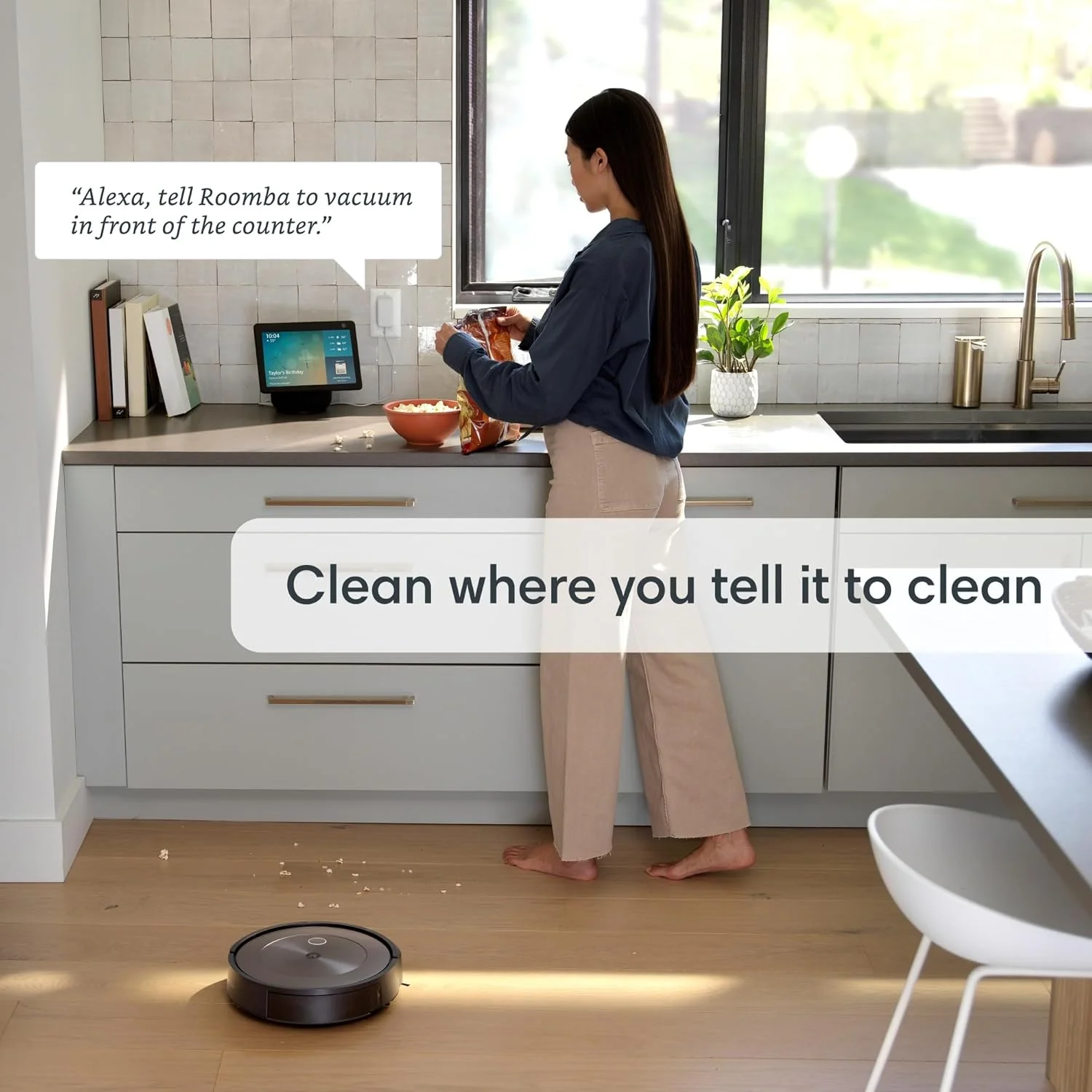 جاروبرقی رباتیک خود تخلیهشونده iRobot Roomba j9+ - مکش قدرتمند، شناسایی و اجتناب از موانع مانند فضولات حیوانات خانگی، تخلیه خودکار تا 60 روز، بهترین برای خانههای دارای حیوانات خانگی، نقشه برداری هوشمند، کار با الکسا جاروبرقی رباتیک خود تخلیهشونده iRobot Roomba j9+ - مکش قدرتمند، شناسایی و اجتناب از موانع مانند فضولات حیوانات خانگی، تخلیه خودکار تا 60 روز، بهترین برای خانههای دارای حیوانات خانگی، نقشه برداری هوشمند، کار با الکسا