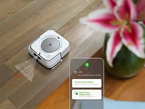 iRobot Braava - ربات تمیز کننده و تی شوی کف 2 در 1 کل خانه + WiFi Única سفید، m613440، Braava m6134 iRobot Braava - ربات تمیز کننده و تی شوی کف 2 در 1 کل خانه + WiFi Única سفید، m613440، Braava m6134