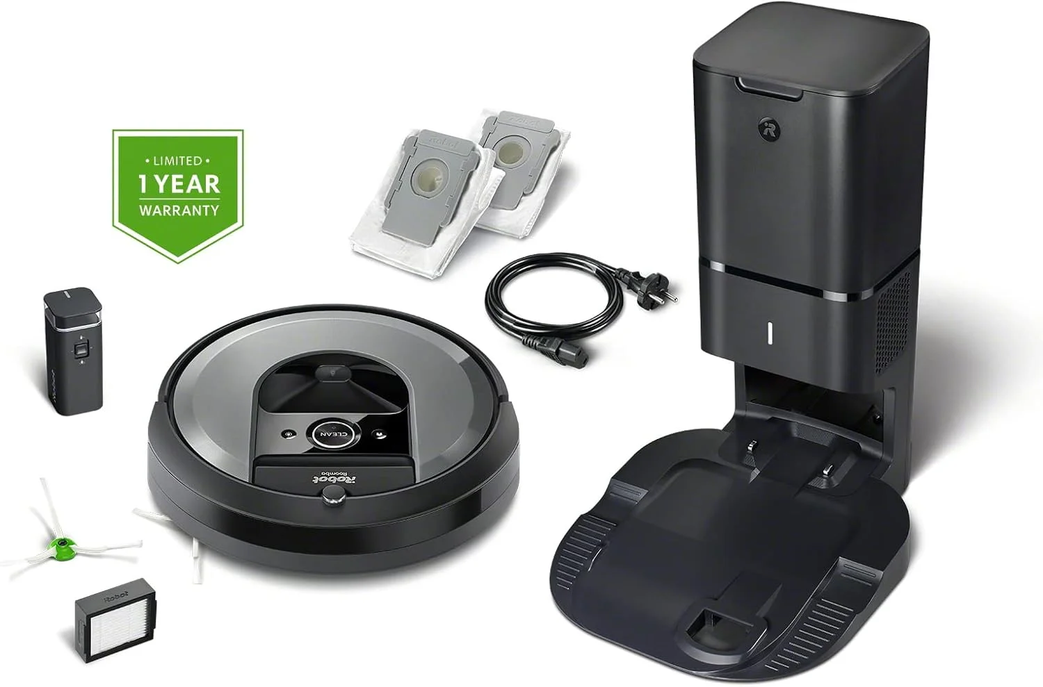 جاروبرقی رباتیک متصل iRobot® Roomba® i7+ (i755640) - تخلیه خودکار خاک - برس های لاستیکی دوگانه چند سطحی - یاد می گیرد، نقشه برداری می کند و تطبیق می یابد - تمیز کردن بر اساس شی - پیشنهادات شخصی جاروبرقی رباتیک متصل iRobot® Roomba® i7+ (i755640) - تخلیه خودکار خاک - برس های لاستیکی دوگانه چند سطحی - یاد می گیرد، نقشه برداری می کند و تطبیق می یابد - تمیز کردن بر اساس شی - پیشنهادات شخصی