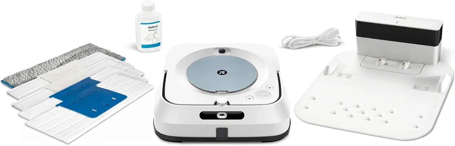 iRobot Braava - ربات تمیز کننده و تی شوی کف 2 در 1 کل خانه + WiFi Única سفید، m613440، Braava m6134 iRobot Braava - ربات تمیز کننده و تی شوی کف 2 در 1 کل خانه + WiFi Única سفید، m613440، Braava m6134
