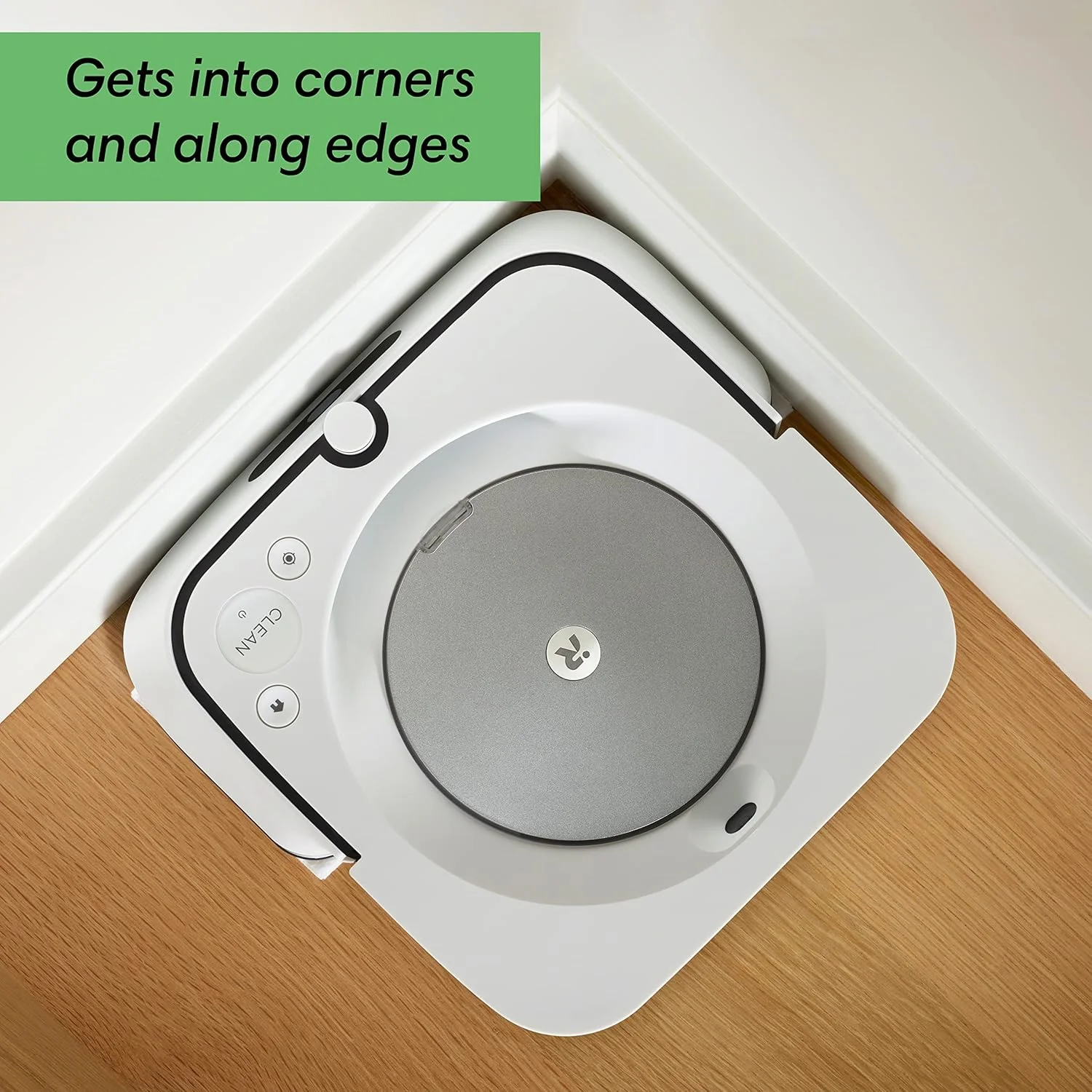 ربات طی کش iRobot Braava Jet M6 (6110) - اتصال Wi-Fi، اسپری دقیق جت، نقشه برداری هوشمند، کار با الکسا، ایده آل برای اتاق های متعدد، شارژ و ادامه کار، سفید ربات طی کش iRobot Braava Jet M6 (6110) - اتصال Wi-Fi، اسپری دقیق جت، نقشه برداری هوشمند، کار با الکسا، ایده آل برای اتاق های متعدد، شارژ و ادامه کار، سفید
