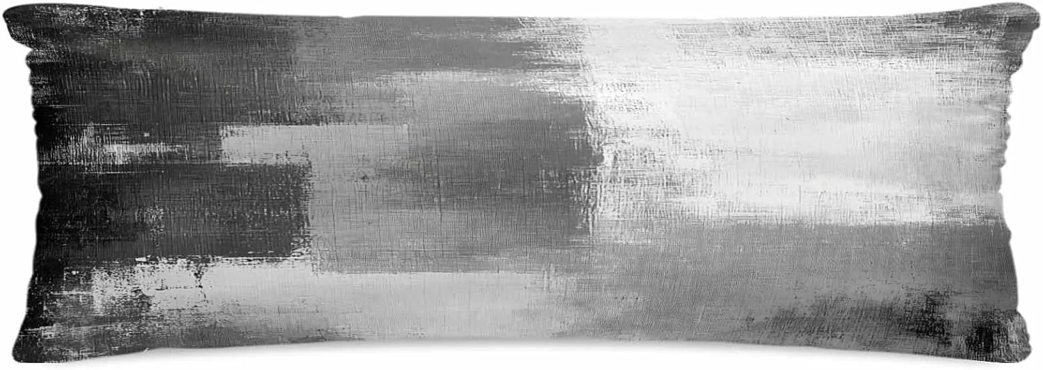 روبالشی ساتن رنگ خاکستری برای مو و پوست، طرح انتزاعی و کهنه نما، بسته 2 عددی با زیپ، بسیار نرم و خنک شبیه روکش های ابریشمی، 50x137 سانتی متر روبالشی ساتن رنگ خاکستری برای مو و پوست، طرح انتزاعی و کهنه نما، بسته 2 عددی با زیپ، بسیار نرم و خنک شبیه روکش های ابریشمی، 50x137 سانتی متر