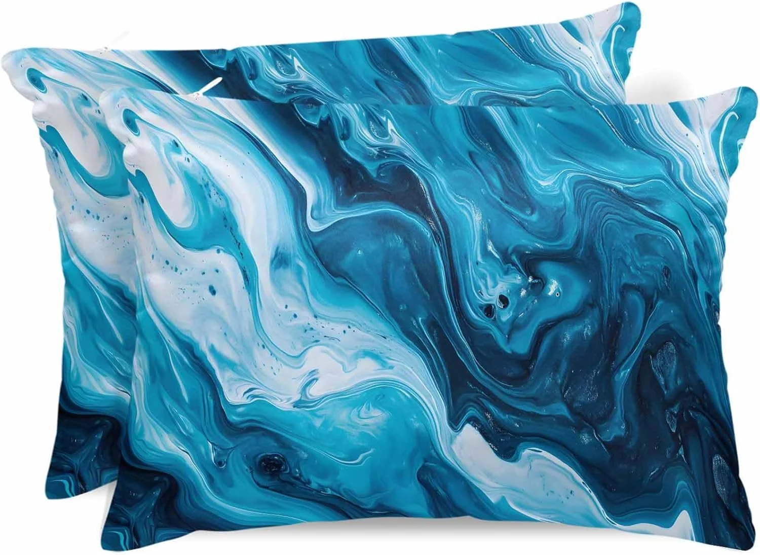 روبالشتی ساتن طرح موج اقیانوس آبی برای مو و پوست، طرح سنگ مرمر آبی قدیمی، بسته 2 عددی با زیپ، بسیار نرم و خنک شبیه روکش های ابریشمی، سایز 50x75 سانتی متر روبالشتی ساتن طرح موج اقیانوس آبی برای مو و پوست، طرح سنگ مرمر آبی قدیمی، بسته 2 عددی با زیپ، بسیار نرم و خنک شبیه روکش های ابریشمی، سایز 50x75 سانتی متر