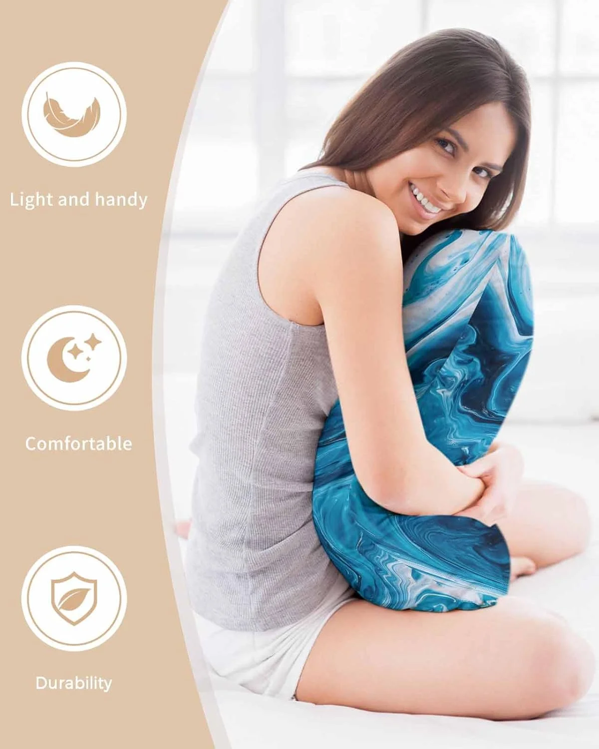 روبالشتی ساتن طرح موج اقیانوس آبی برای مو و پوست، طرح سنگ مرمر آبی قدیمی، بسته 2 عددی با زیپ، بسیار نرم و خنک شبیه روکش های ابریشمی، سایز 50x75 سانتی متر روبالشتی ساتن طرح موج اقیانوس آبی برای مو و پوست، طرح سنگ مرمر آبی قدیمی، بسته 2 عددی با زیپ، بسیار نرم و خنک شبیه روکش های ابریشمی، سایز 50x75 سانتی متر