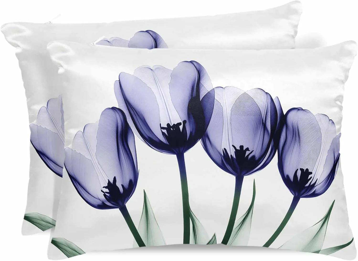 روبالشی ساتن گل لاله بنفش برای مو و پوست، طرح گل های شفاف و قدیمی، بسته 2 عددی با زیپ، بسیار نرم و خنک، مشابه روکش بالش ابریشمی، سایز 50x66 سانتی متر روبالشی ساتن گل لاله بنفش برای مو و پوست، طرح گل های شفاف و قدیمی، بسته 2 عددی با زیپ، بسیار نرم و خنک، مشابه روکش بالش ابریشمی، سایز 50x66 سانتی متر