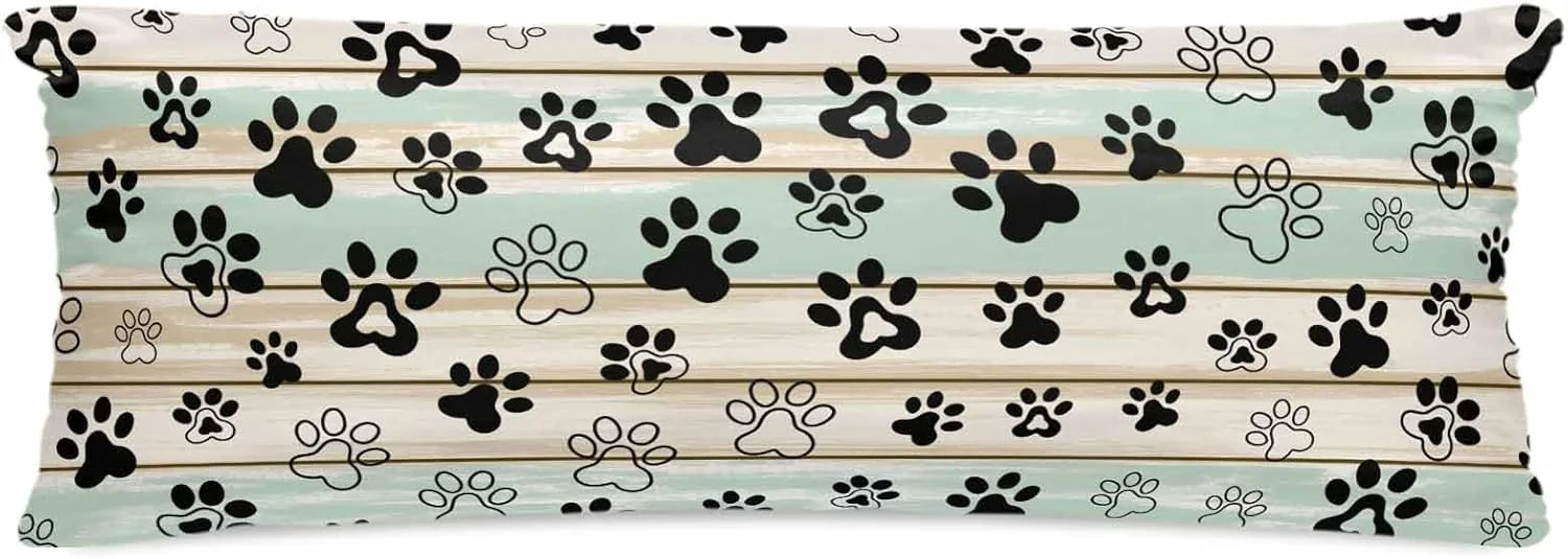 روبالشی ساتن طرح پنجه سگ برای مو و پوست، طرح چوب روستایی، ست 2 عددی با زیپ، بسیار نرم و خنک شبیه روکش های ابریشمی، 50x137 سانتی متر روبالشی ساتن طرح پنجه سگ برای مو و پوست، طرح چوب روستایی، ست 2 عددی با زیپ، بسیار نرم و خنک شبیه روکش های ابریشمی، 50x137 سانتی متر