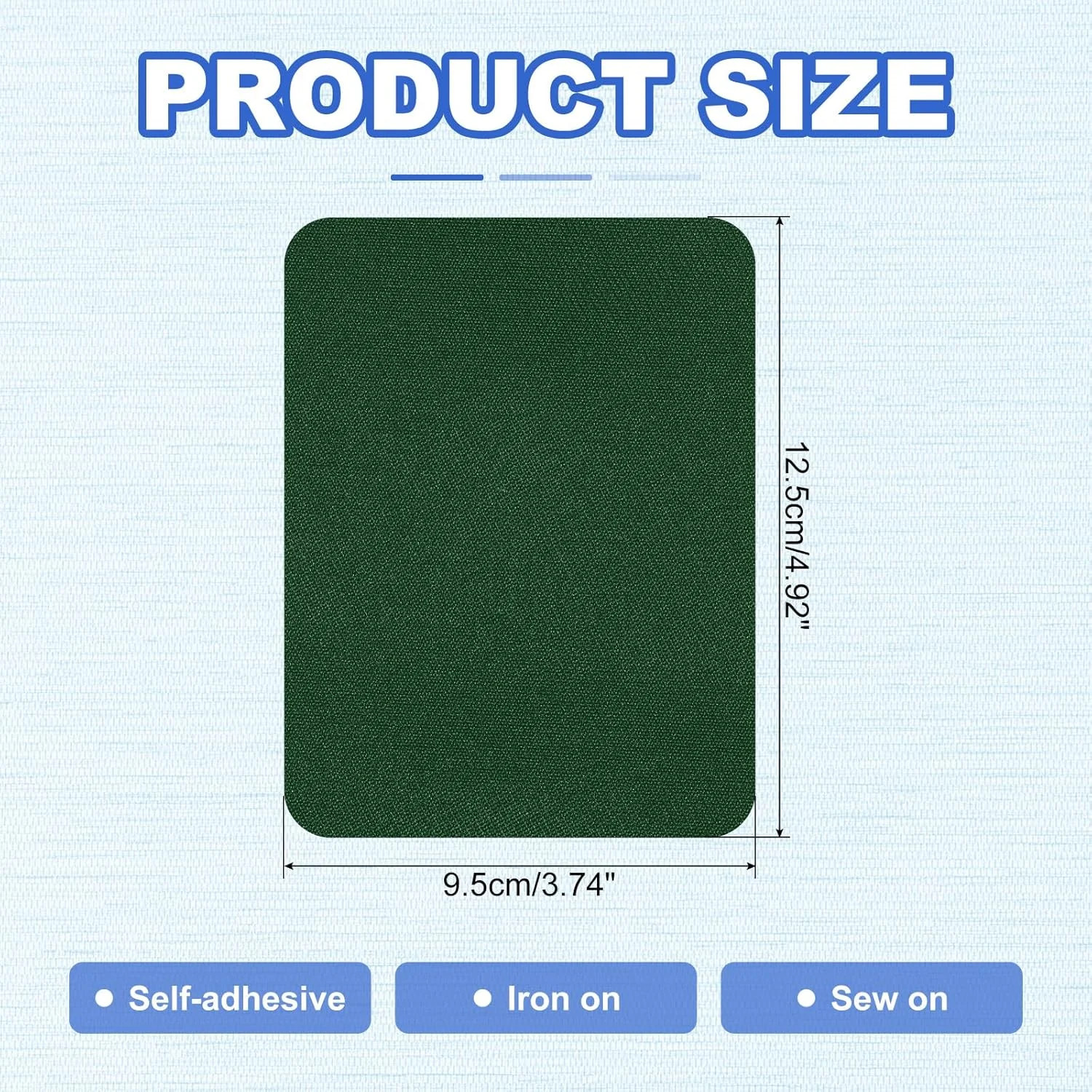 برچسب های تعمیر ژاکت پایین YELARXI، 9.5x12.5 سانتی متر مناسب برای پارچه خود چسب تعمیر پارچه ضد آب از پیش برش خورده برای ژاکت لباس چادر کیسه خواب (6 عدد، سبز تیره) برچسب های تعمیر ژاکت پایین YELARXI، 9.5x12.5 سانتی متر مناسب برای پارچه خود چسب تعمیر پارچه ضد آب از پیش برش خورده برای ژاکت لباس چادر کیسه خواب (6 عدد، سبز تیره)