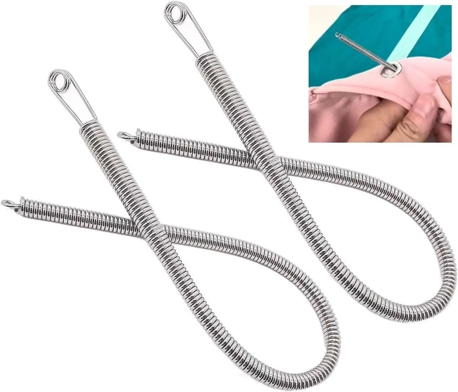 نخکش فنری Xyunluk، 2/4 عددی، 2024، گیره نخکش DIY، جایگزین بند کشی با نخکش آسان، مجموعه ابزار نخکش برای جایگزینی بند کشی هودی (2 عددی) نخکش فنری Xyunluk، 2/4 عددی، 2024، گیره نخکش DIY، جایگزین بند کشی با نخکش آسان، مجموعه ابزار نخکش برای جایگزینی بند کشی هودی (2 عددی)