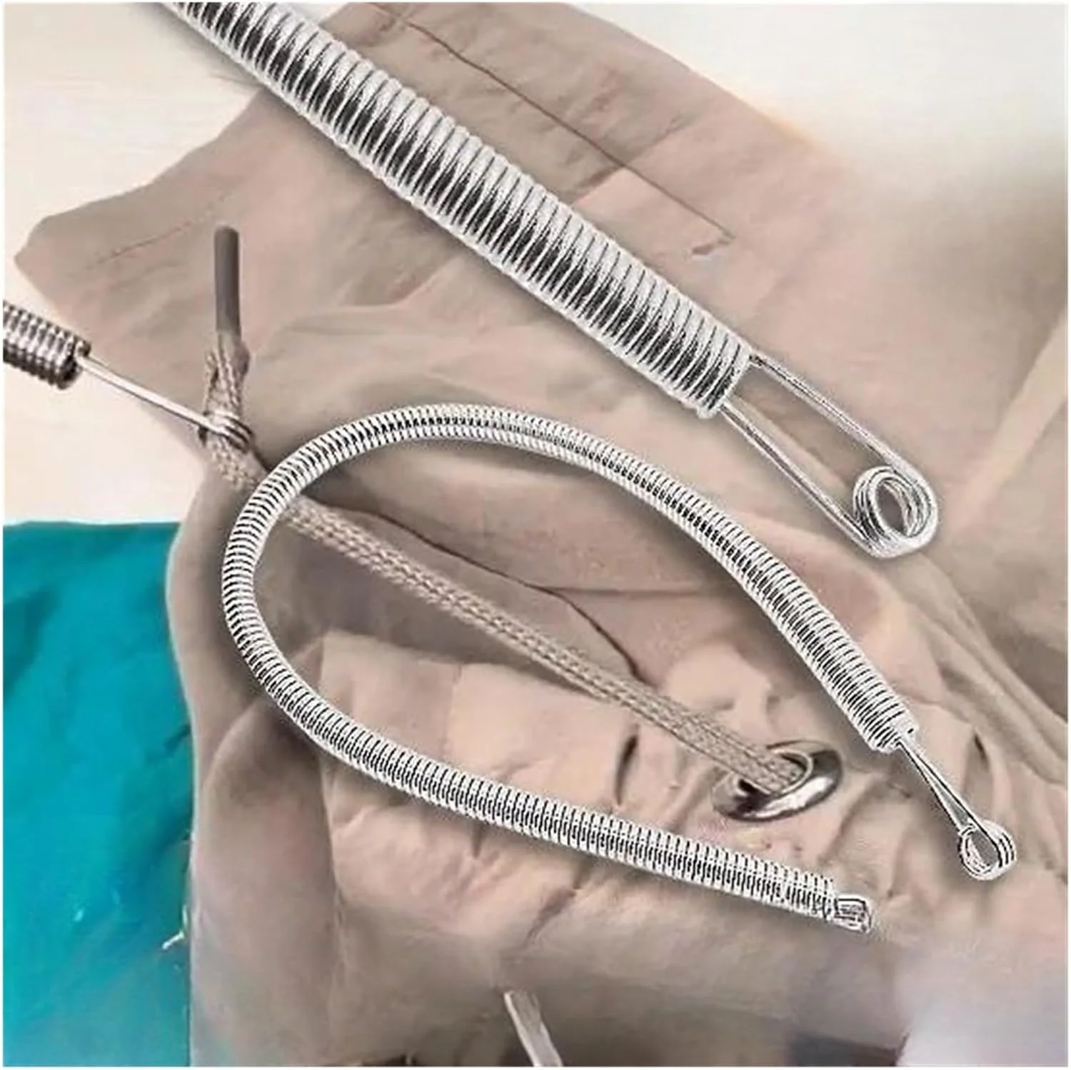 نخکش فنری Xyunluk، 2/4 عددی، 2024، گیره نخکش DIY، جایگزین بند کشی با نخکش آسان، مجموعه ابزار نخکش برای جایگزینی بند کشی هودی (2 عددی) نخکش فنری Xyunluk، 2/4 عددی، 2024، گیره نخکش DIY، جایگزین بند کشی با نخکش آسان، مجموعه ابزار نخکش برای جایگزینی بند کشی هودی (2 عددی)