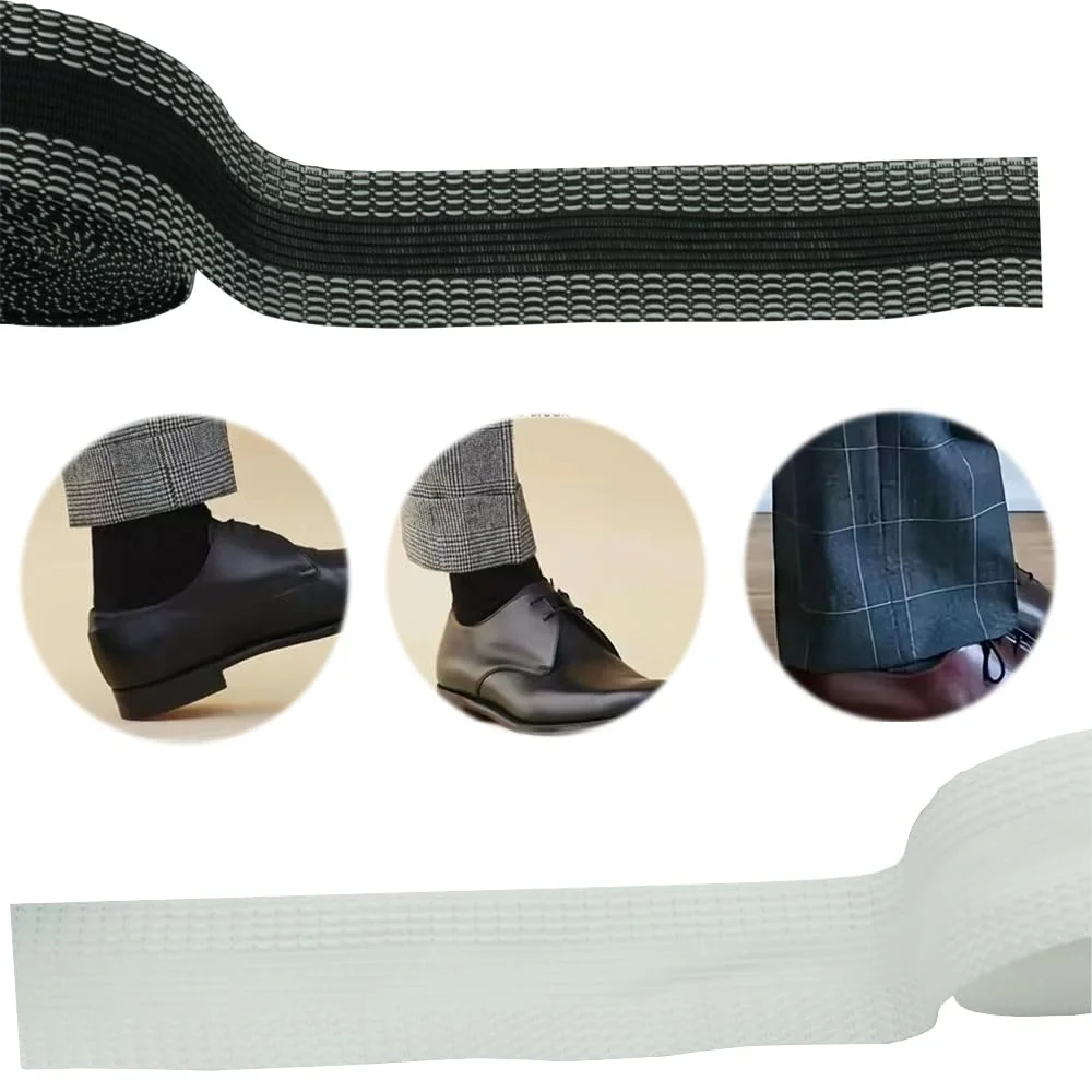 WHYHKJ 2 رول نوار پارچه ای خود چسب برای شلوار، نوار لبه شلوار، اتو کردن لبه، بدون نیاز به برش، کوتاه کننده لبه شلوار برای تنظیم پرده، رومیزی، روتختی، سایز 1 عدد مشکی، 1 عدد سفید WHYHKJ 2 رول نوار پارچه ای خود چسب برای شلوار، نوار لبه شلوار، اتو کردن لبه، بدون نیاز به برش، کوتاه کننده لبه شلوار برای تنظیم پرده، رومیزی، روتختی، سایز 1 عدد مشکی، 1 عدد سفید