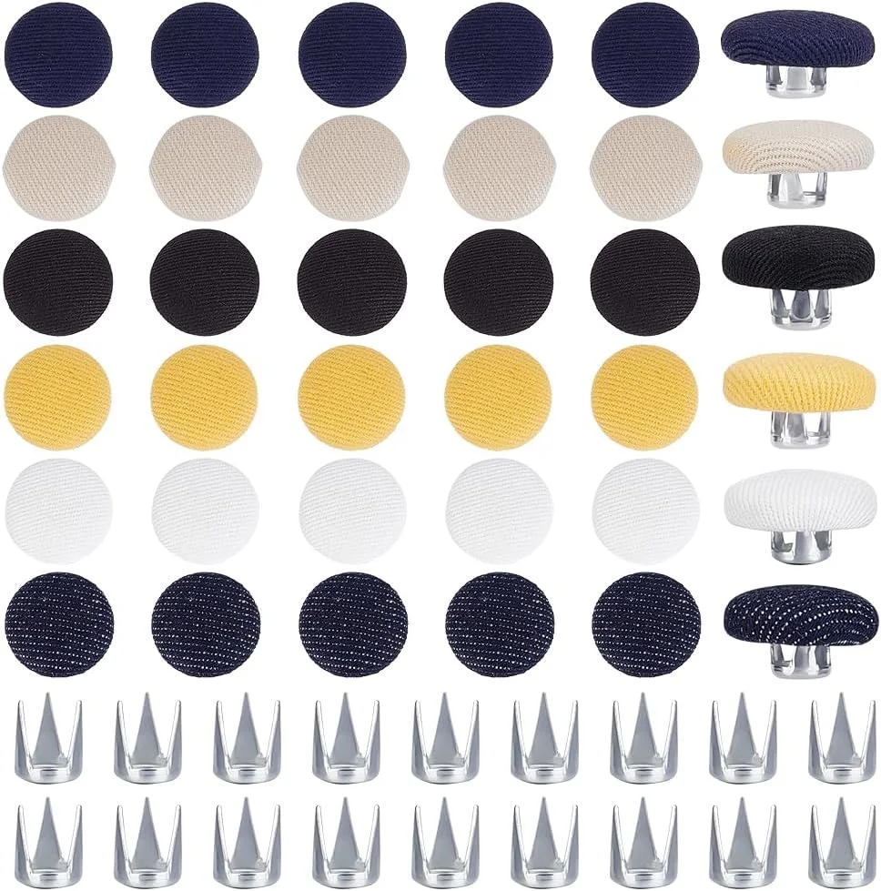 WEBEEDY 30 عدد دکمه جایگزین برای بالای کلاه بیسبال در 6 رنگ، 1.8 سانتی متر، دکمه های بالای کلاه برای تعمیر کلاه، لوازم ساخت دکمه، لوازم جانبی جایگزین دکمه برای شلوار جین، بلوز، کیف دستی WEBEEDY 30 عدد دکمه جایگزین برای بالای کلاه بیسبال در 6 رنگ، 1.8 سانتی متر، دکمه های بالای کلاه برای تعمیر کلاه، لوازم ساخت دکمه، لوازم جانبی جایگزین دکمه برای شلوار جین، بلوز، کیف دستی