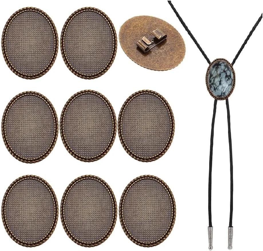 سگک کراوات بولویی WEBEEDY مدل Oval بسته ۱۰ عددی