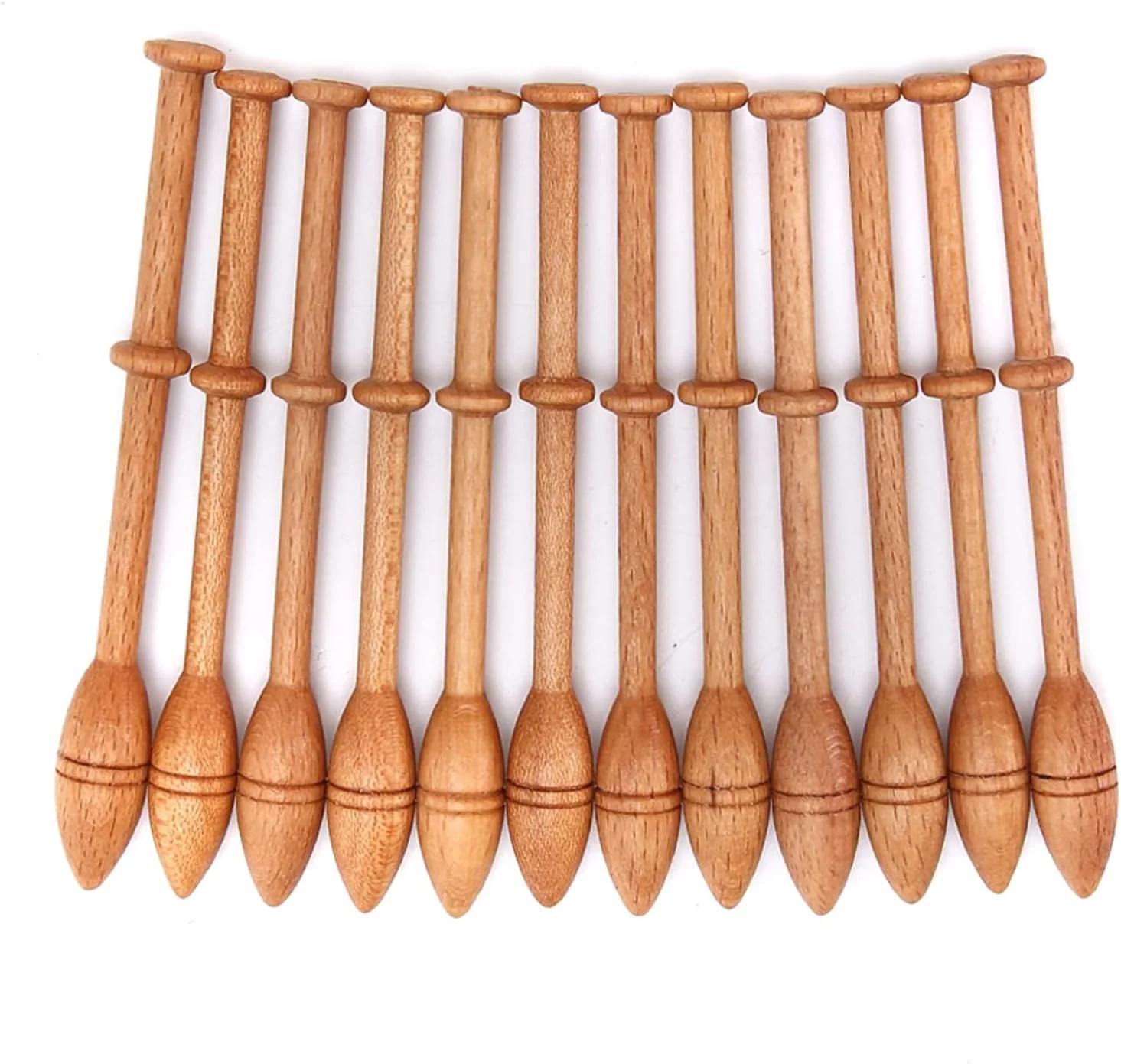 دوک بافتنی مدل Lace Bobbin بسته ۱۲ عددی
