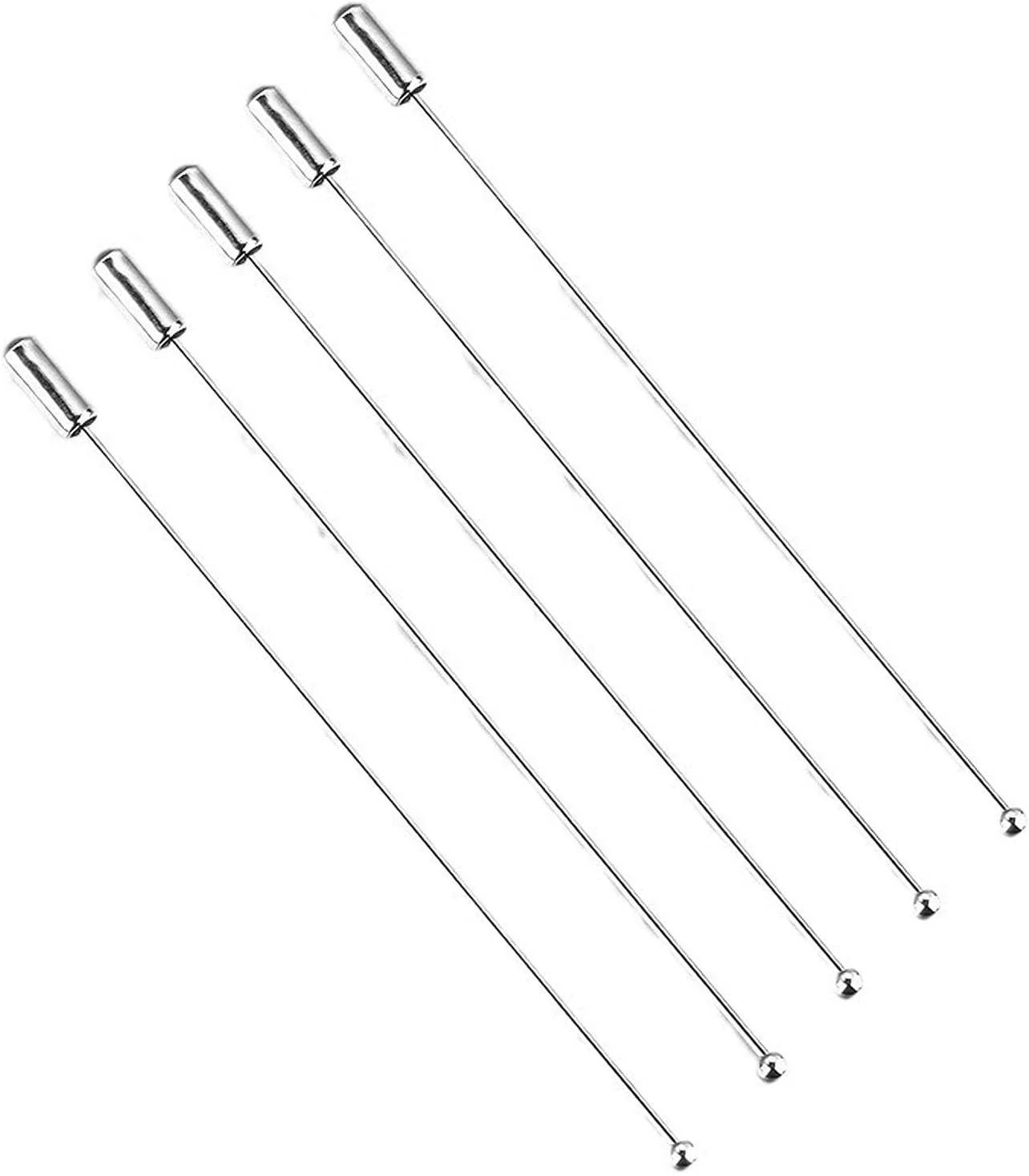 ست 20 عددی سنجاق سینه یقه وانگنپینگ، فلزی، نقره ای، سفید؛ ایده آل برای کلاه، روسری، لباس، صنایع دستی DIY؛ استفاده آسان؛ شیک برای آقایان و بانوان