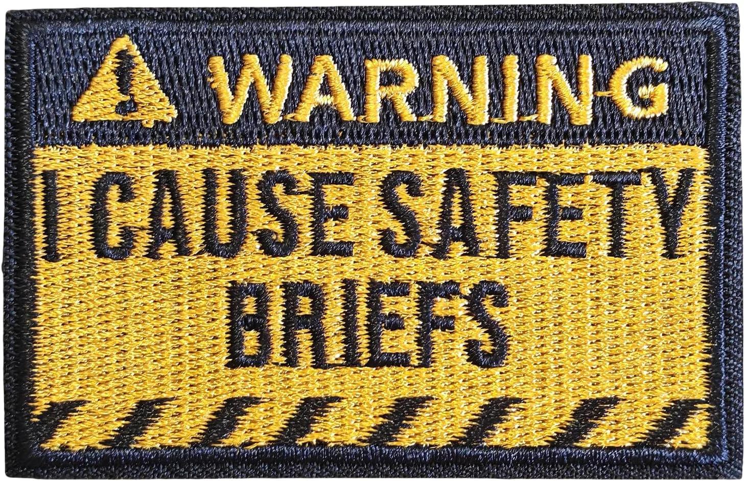 پچ لباس مدل Warning I Cause Safety Briefs